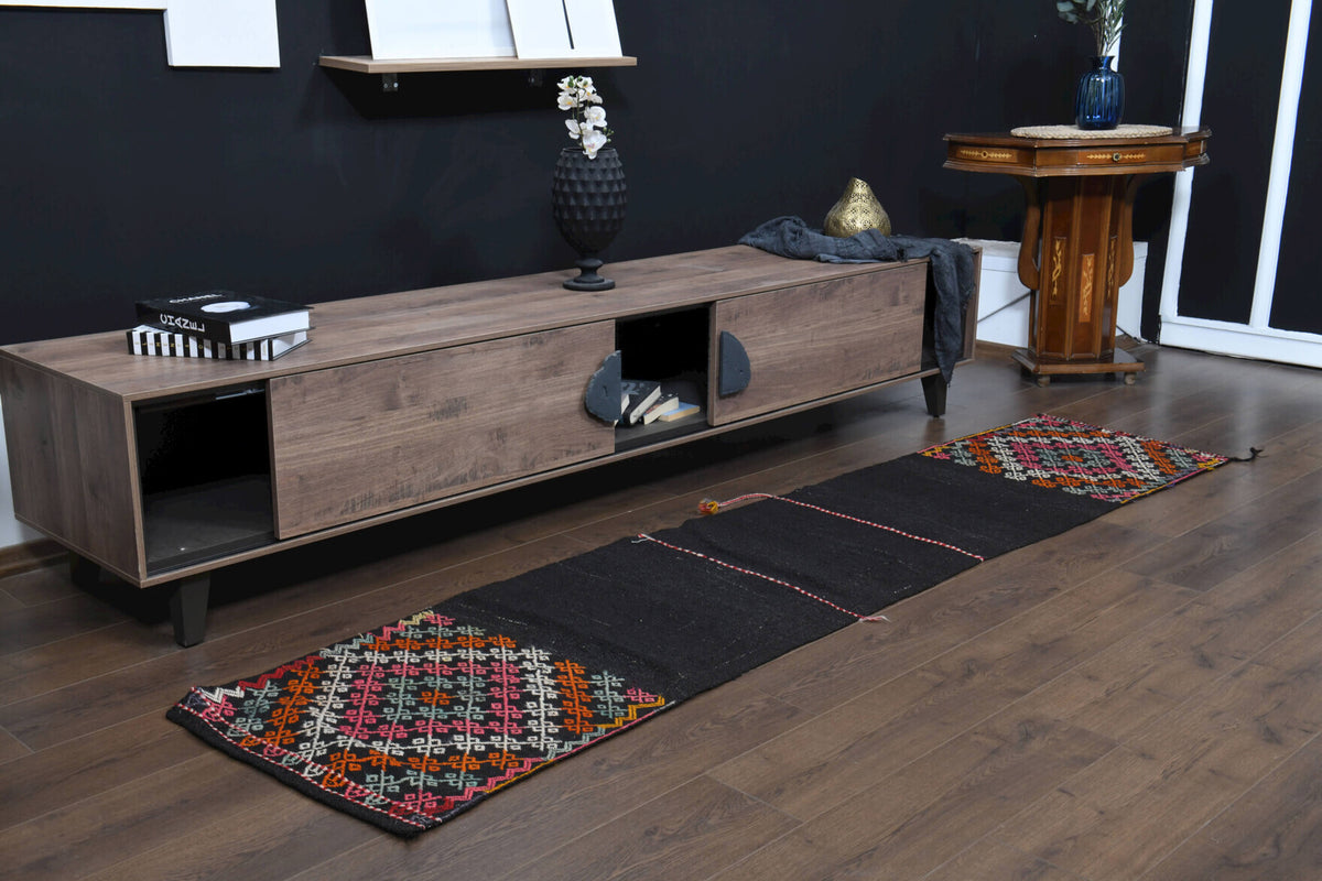Vintage Turkish Kilim Runner Rug