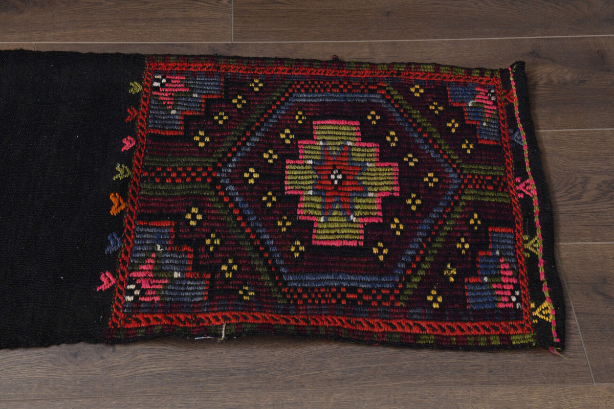 Myrtodike – vintage oriental runner for living room or hallway, 1'8" x 8'8" (51x263 cm)