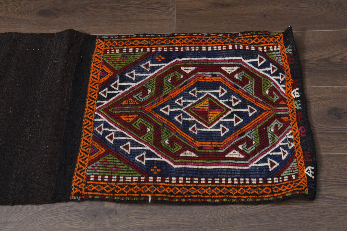 Muazzezgul – vintage oriental runner for living room or hallway, 1'8" x 7'11" (50x241 cm)