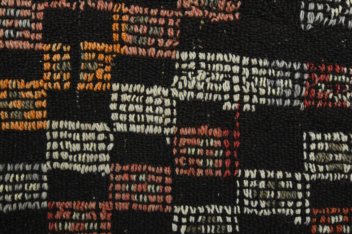 Handwoven flatweave wool runner from Anatolia, Turkey – Turkish Carpet Runner 2'11" x 8'1"