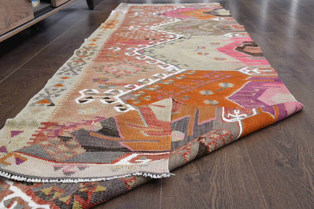 Turkish Oriental Kilim Runner Rug