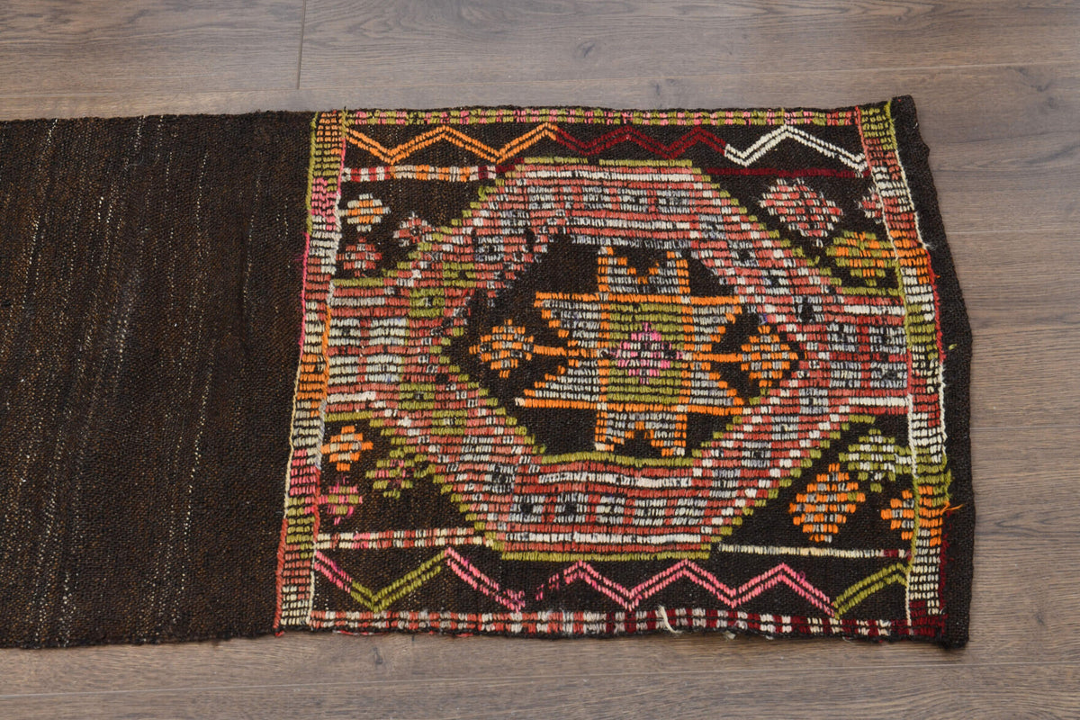 Ethnic Flatweave Runner Rug