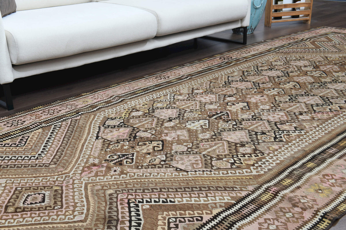 Turkish Wide Kilim Rug