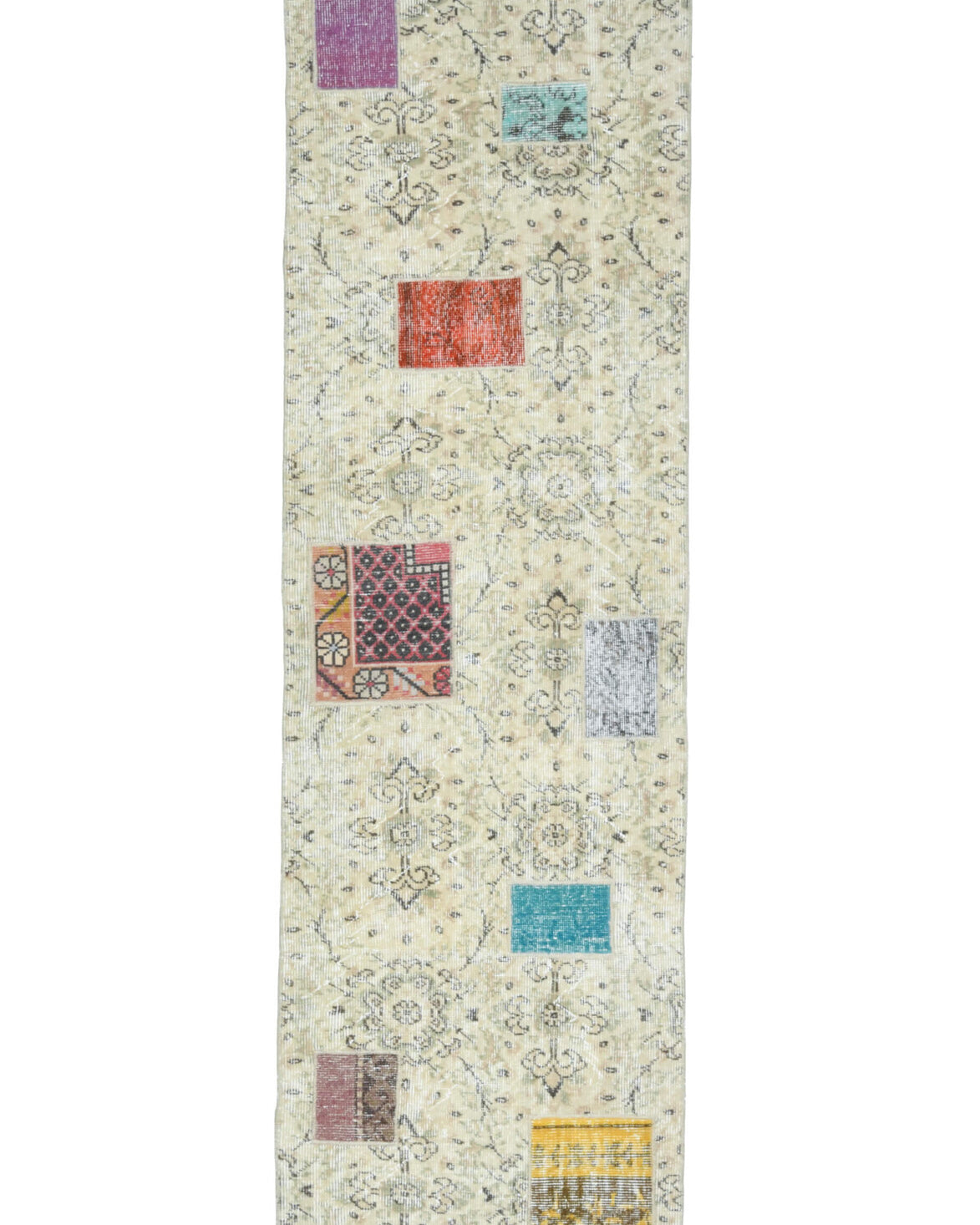 1970's Patched Runner Rug
