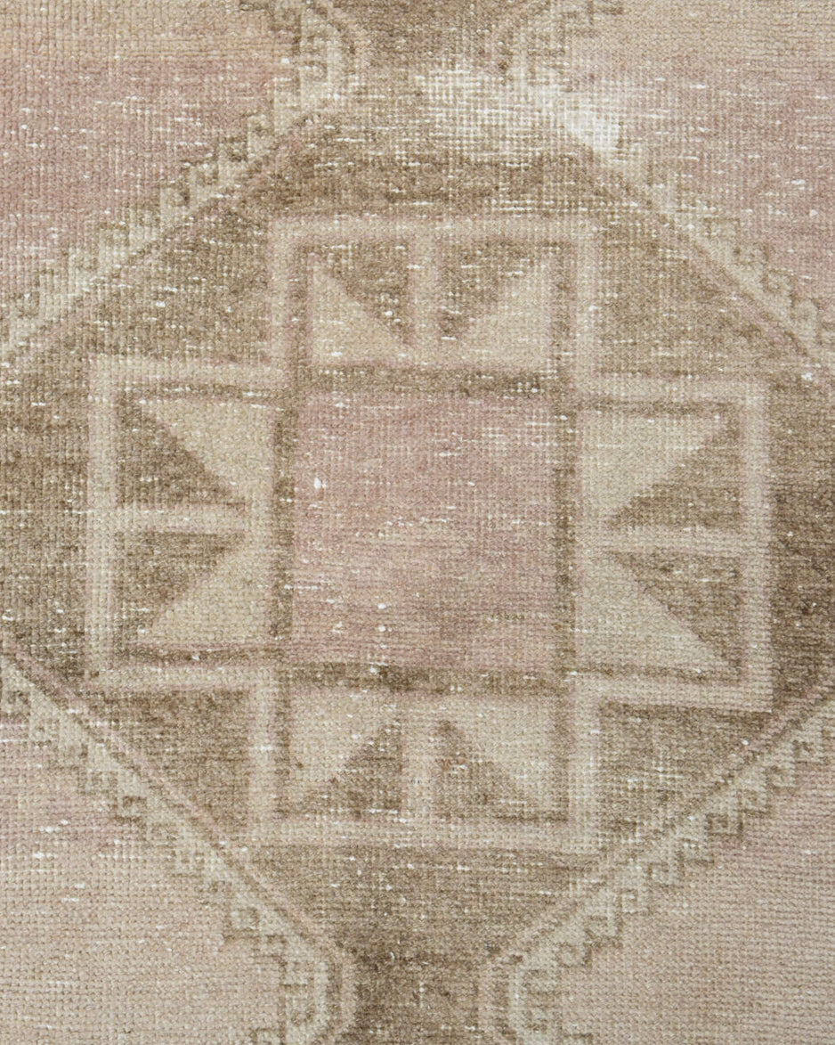 Handmade wool runner from Anatolia, Turkey – Turkish Faded Runner Rug 3'1" x 12'3"