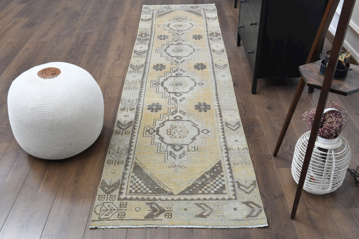 Oushak Turkish Runner Rug