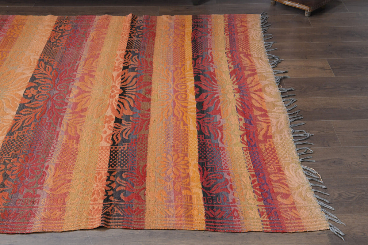 1970′s Turkish Vintage Area Kilim Rug