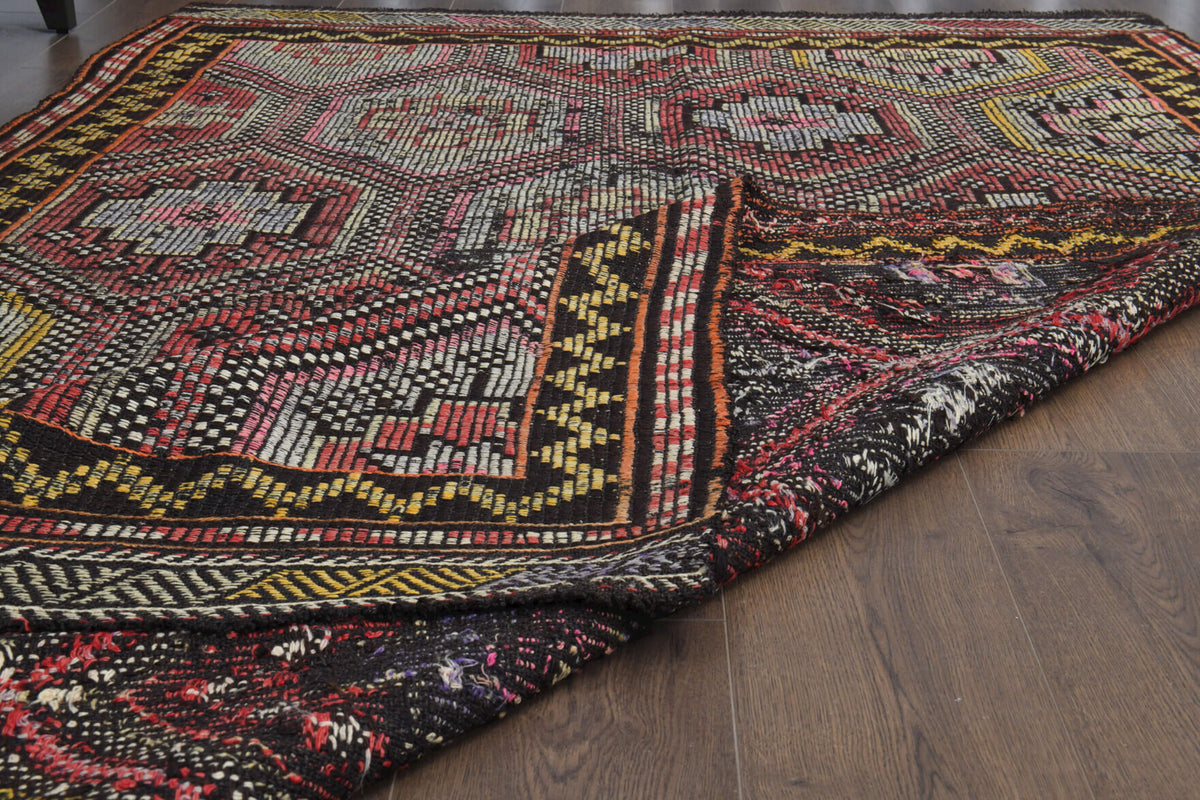 170x272 cm vintage Anatolian kilim rug – Agathopelia, flatweave, wool