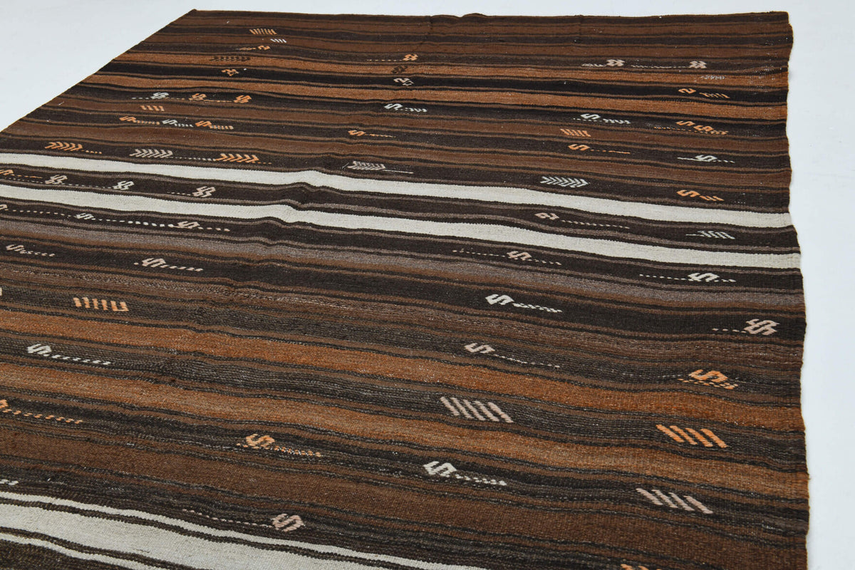 Turkish Vintage Kilim Area Rug