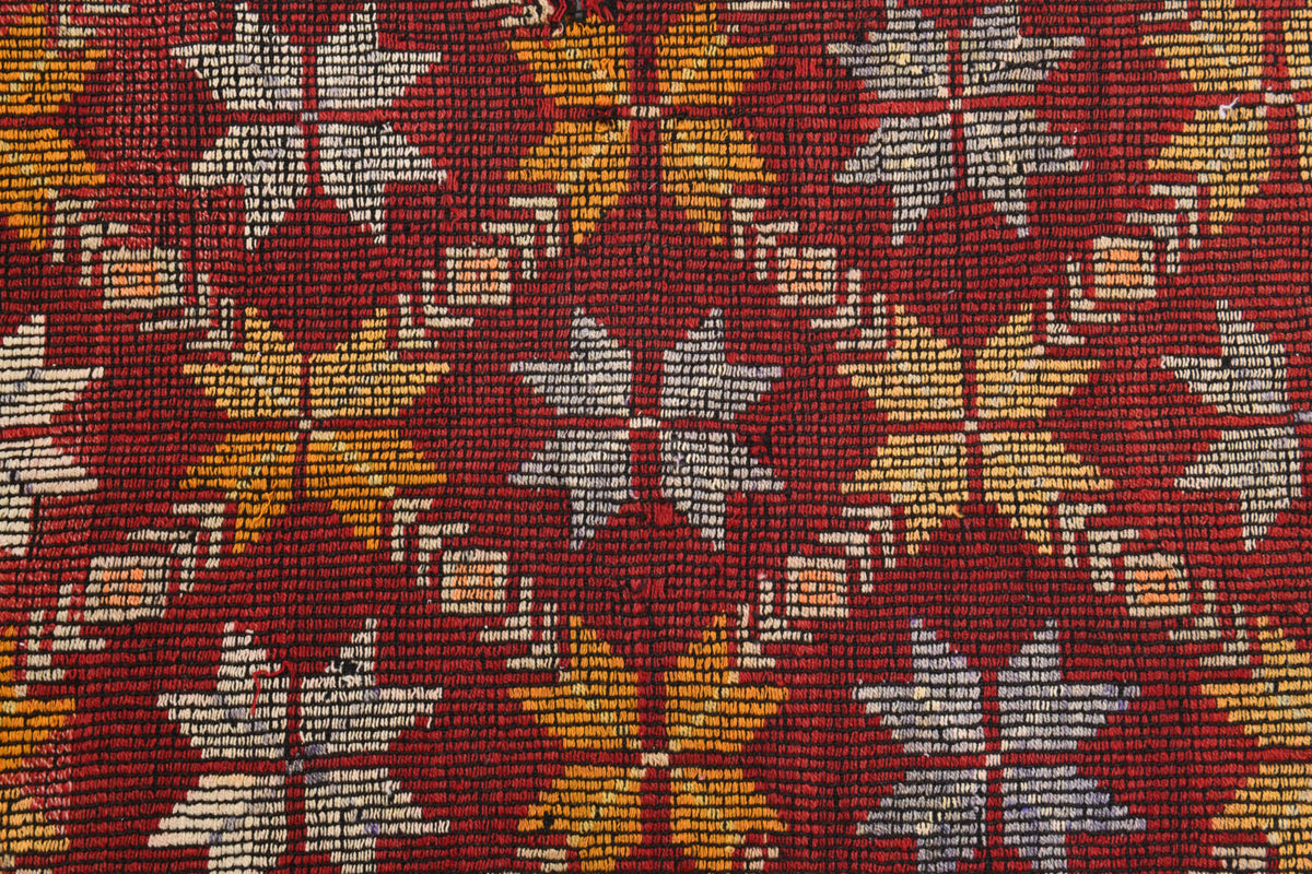 Turkish Vintage Area Kilim Rug