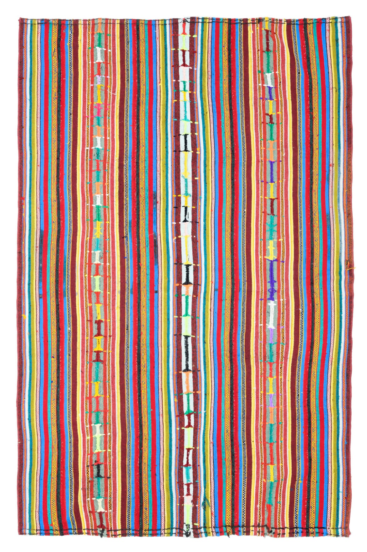 Striped Turkish Kilim Rug