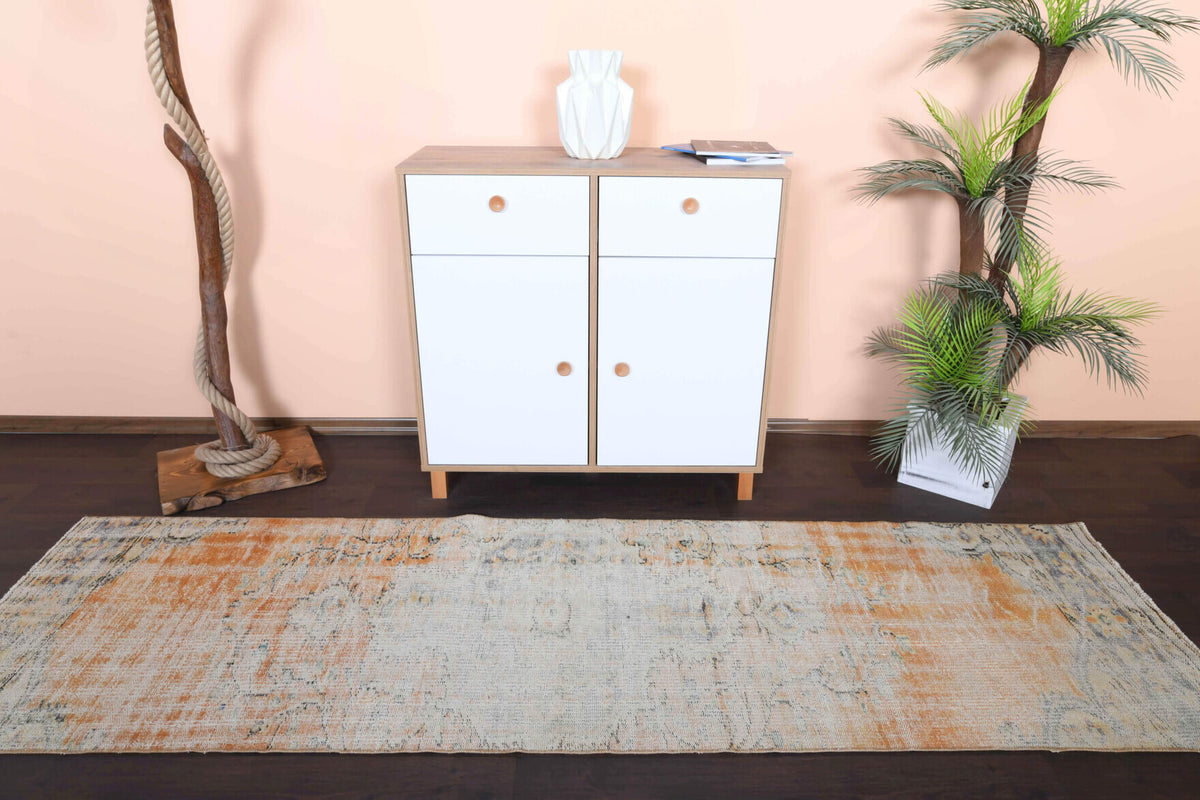 Antique Oushak Runner Rug