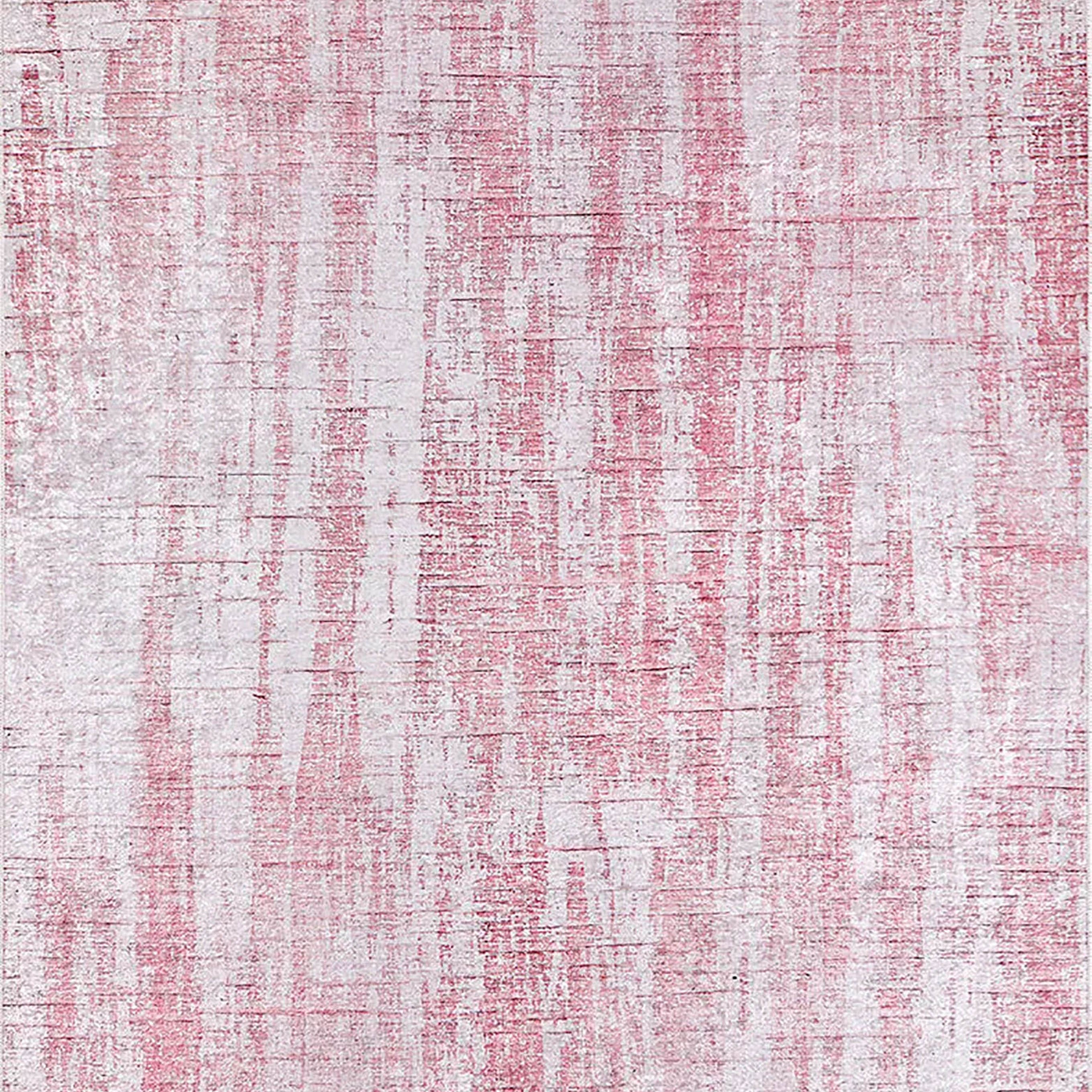Aysu Abstract Pink Modern Rug