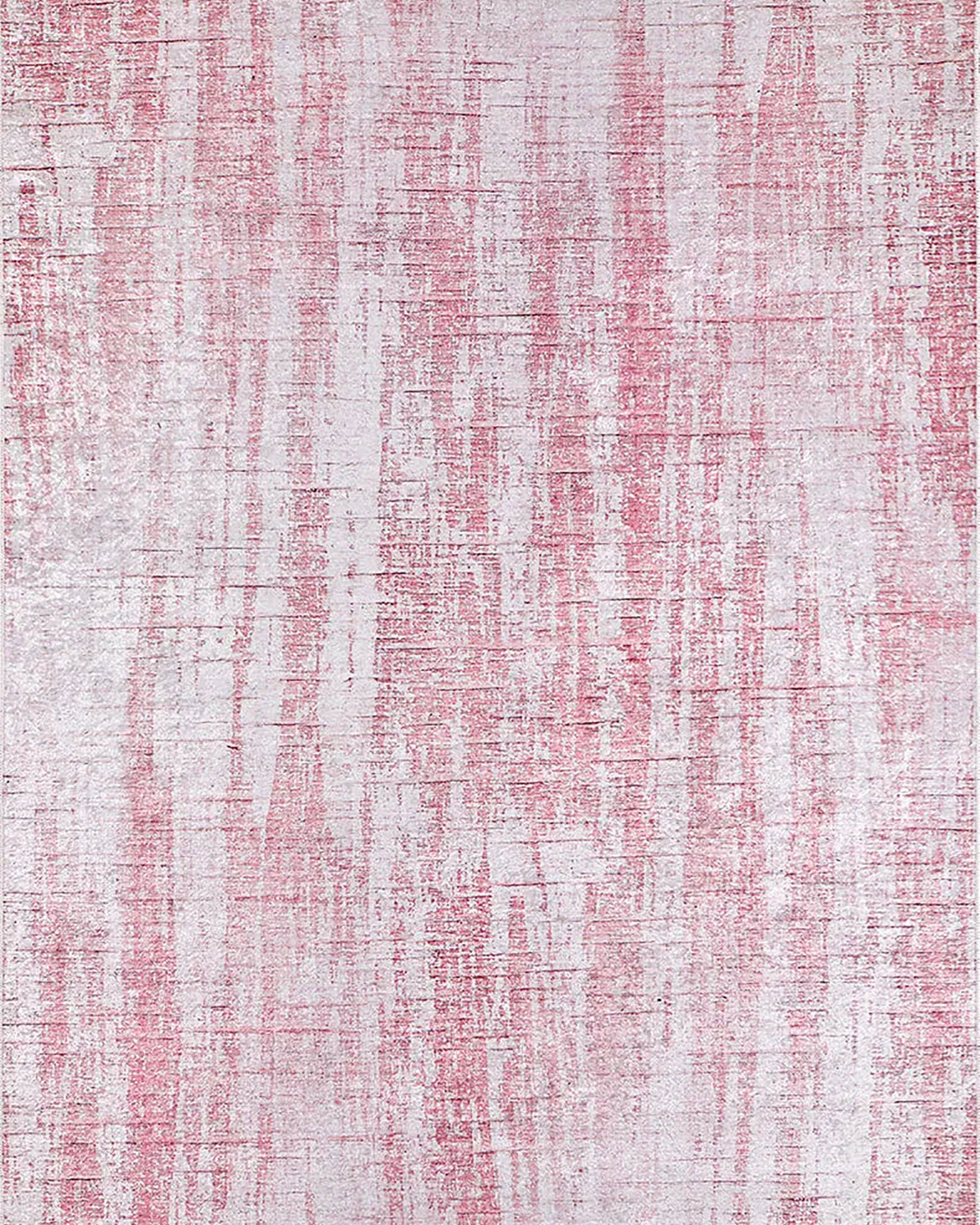 Aysu Abstract Pink Modern Rug
