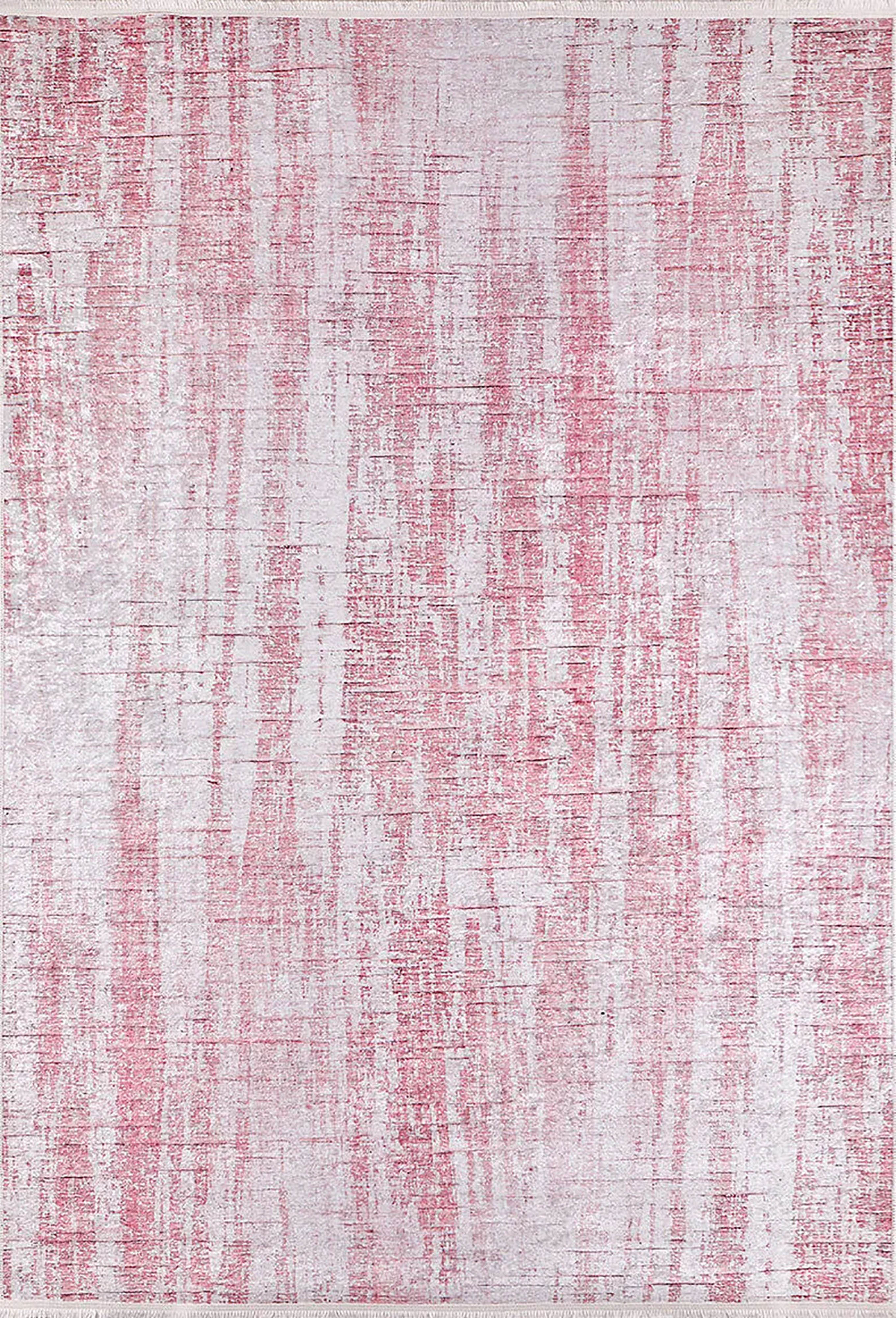 Aysu Abstract Pink Modern Rug