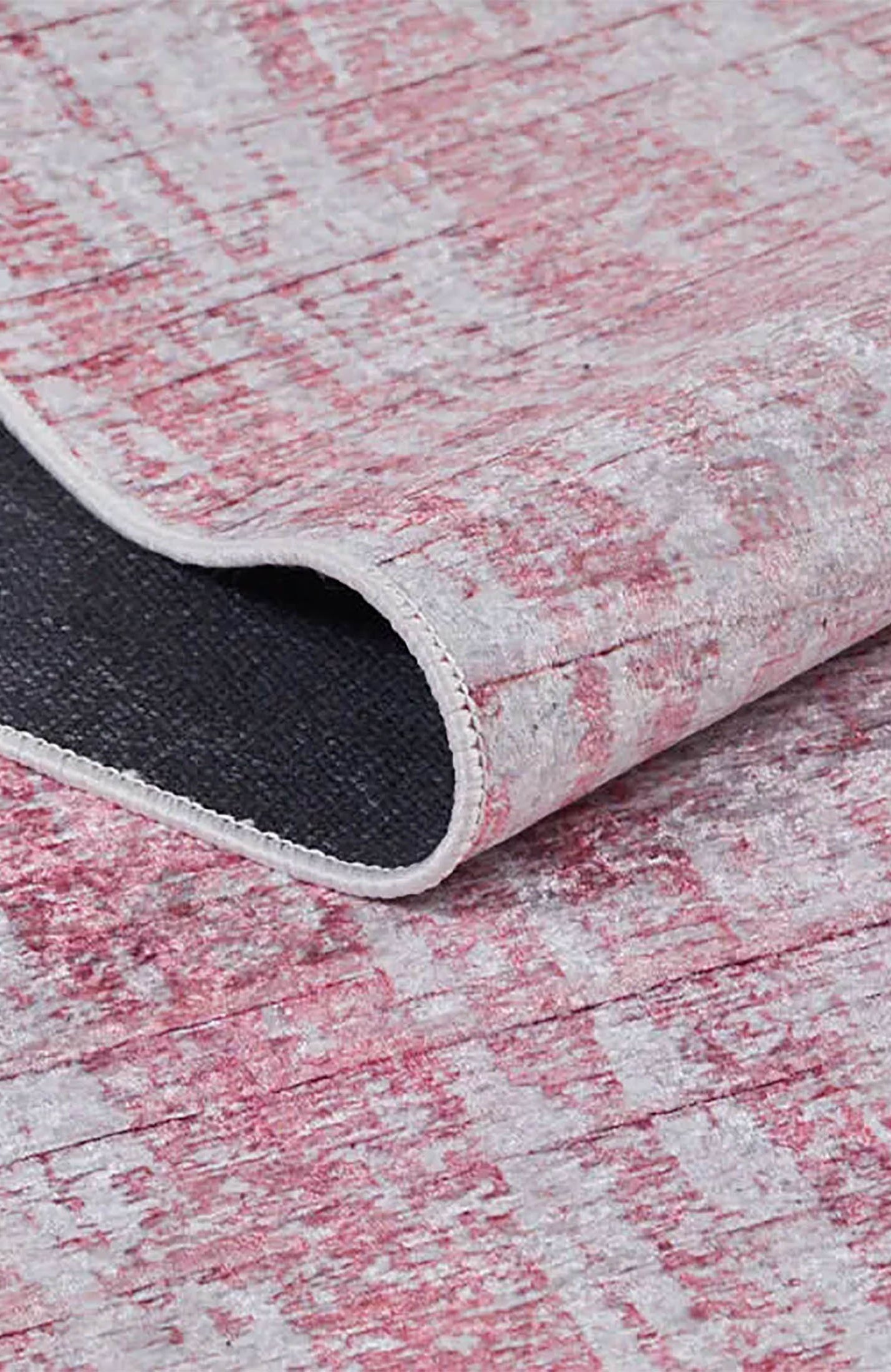 Aysu Abstract Pink Modern Rug