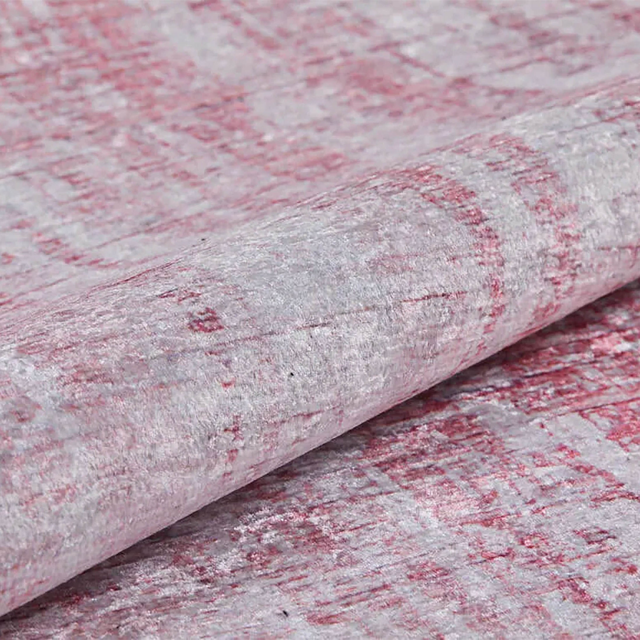 Aysu Abstract Pink Modern Rug