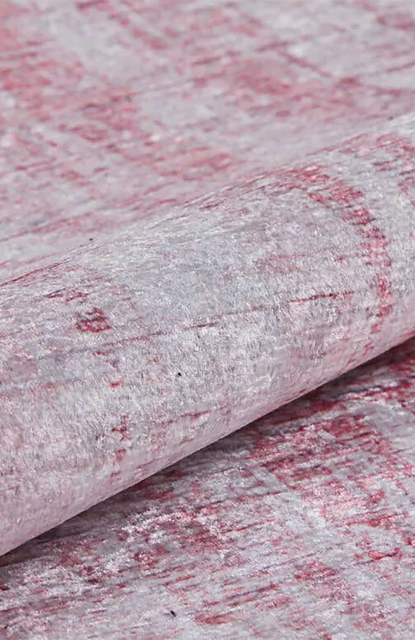 Aysu Abstract Pink Modern Rug