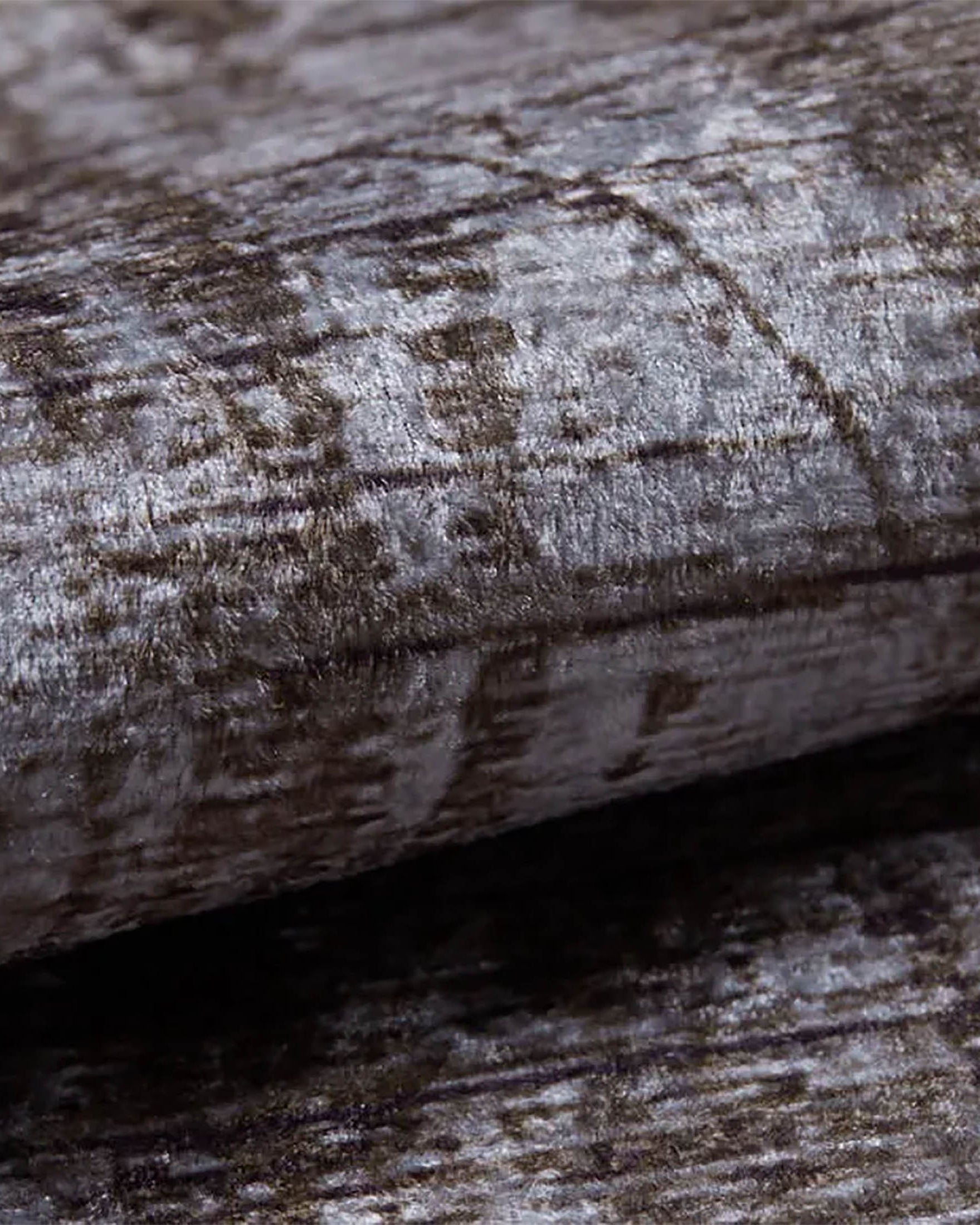 Badem Abstract Brown Modern Rug