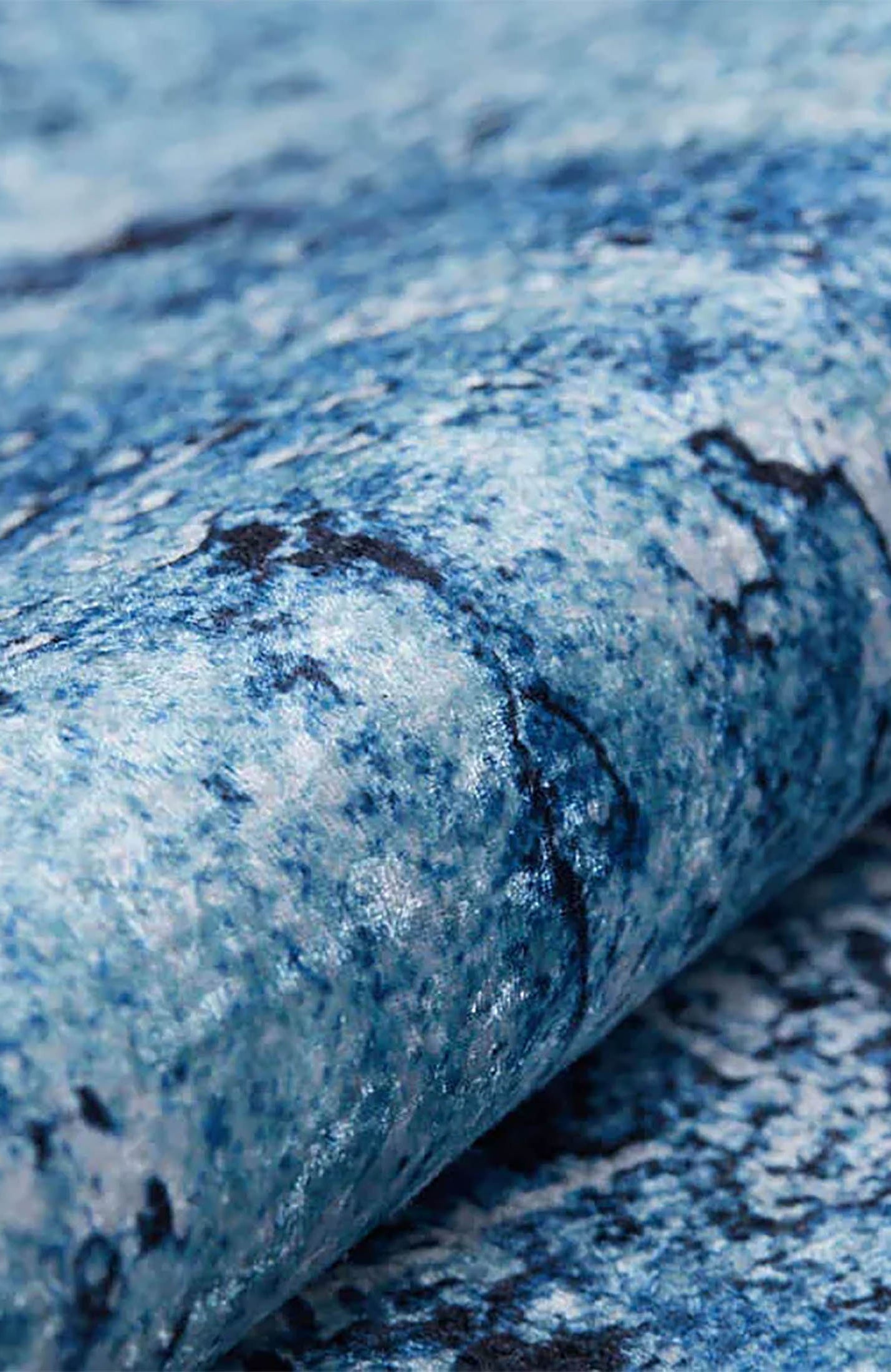 Milena Abstract Modern Blue Indoor Floor Rug