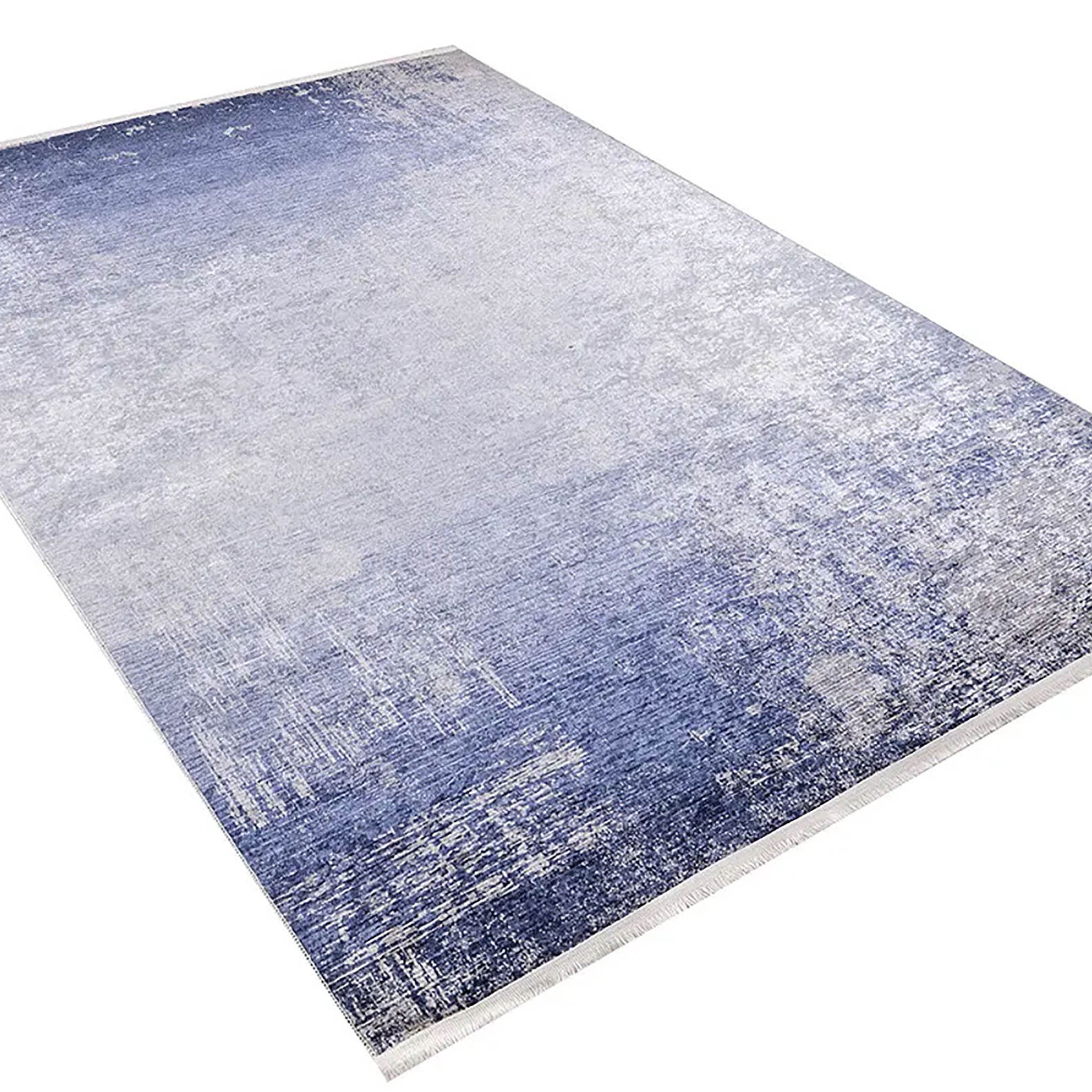 Emely Purple Abstract Boho Decor Rug