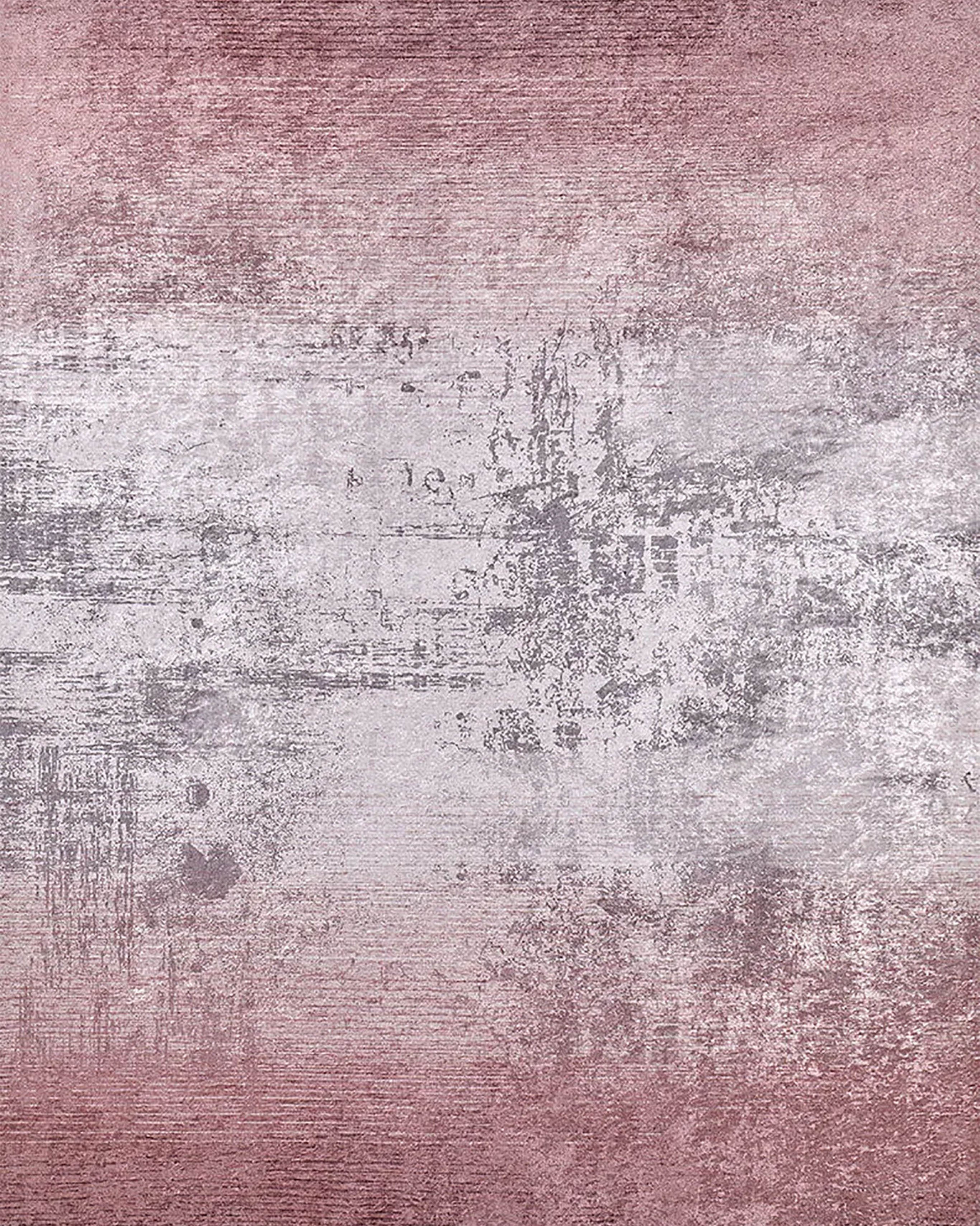 Alison Red Pink Abstract Boho Decor Flat Weave Rug