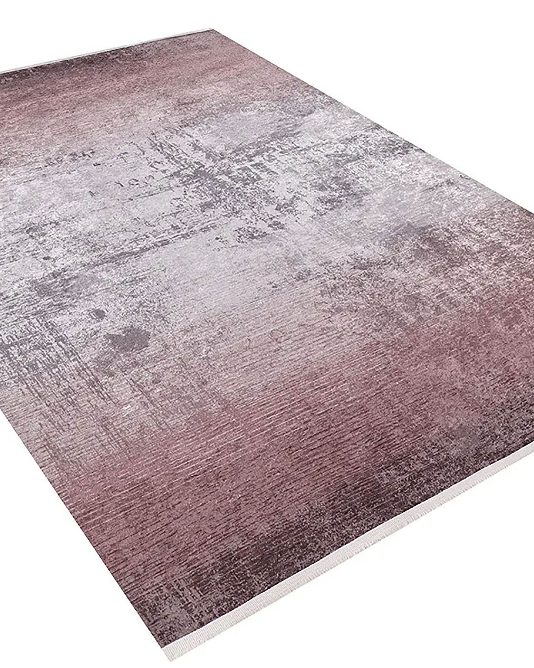 Alison Red Pink Abstract Boho Decor Flat Weave Rug