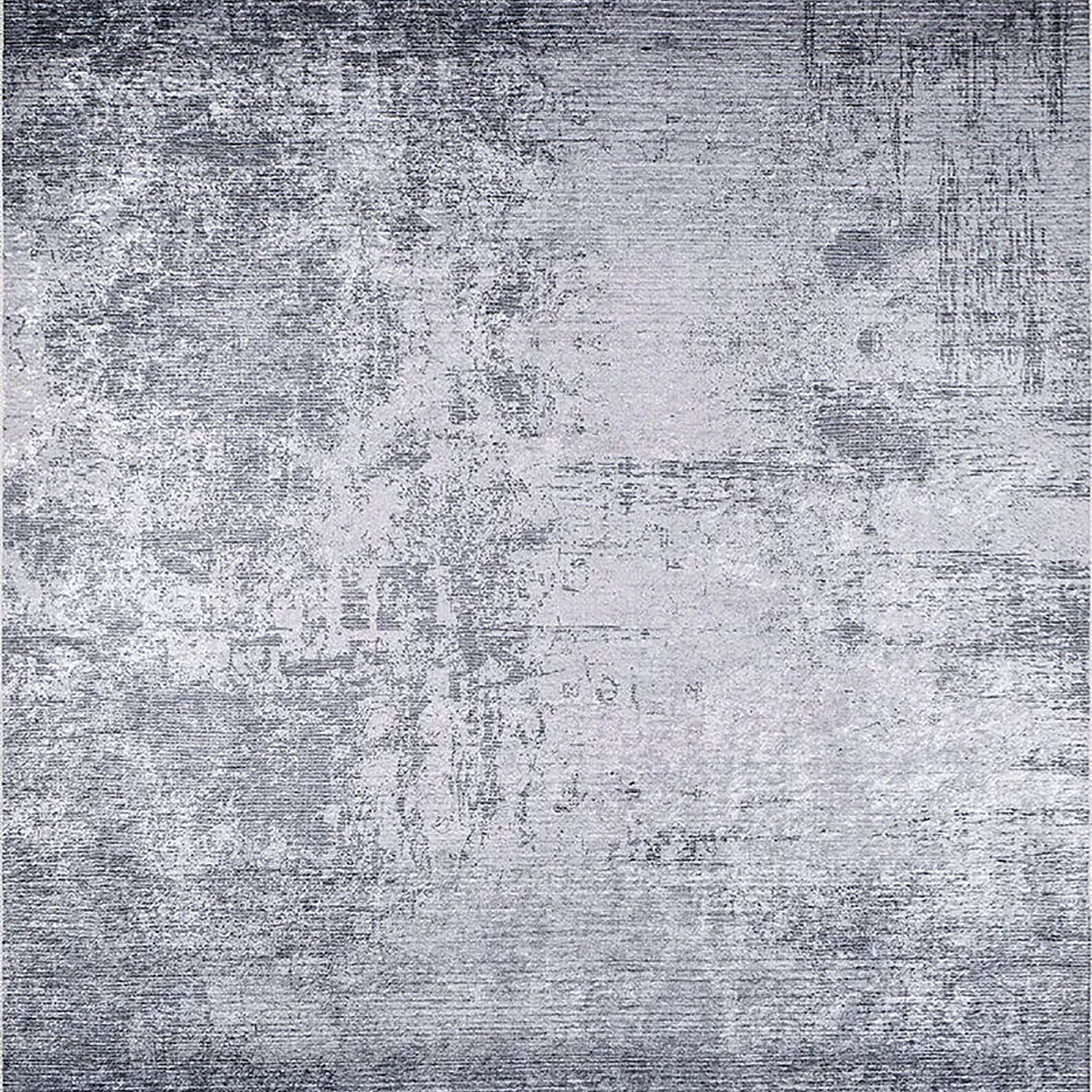 Izabella Black Abstract Boho Decor Faded Rug