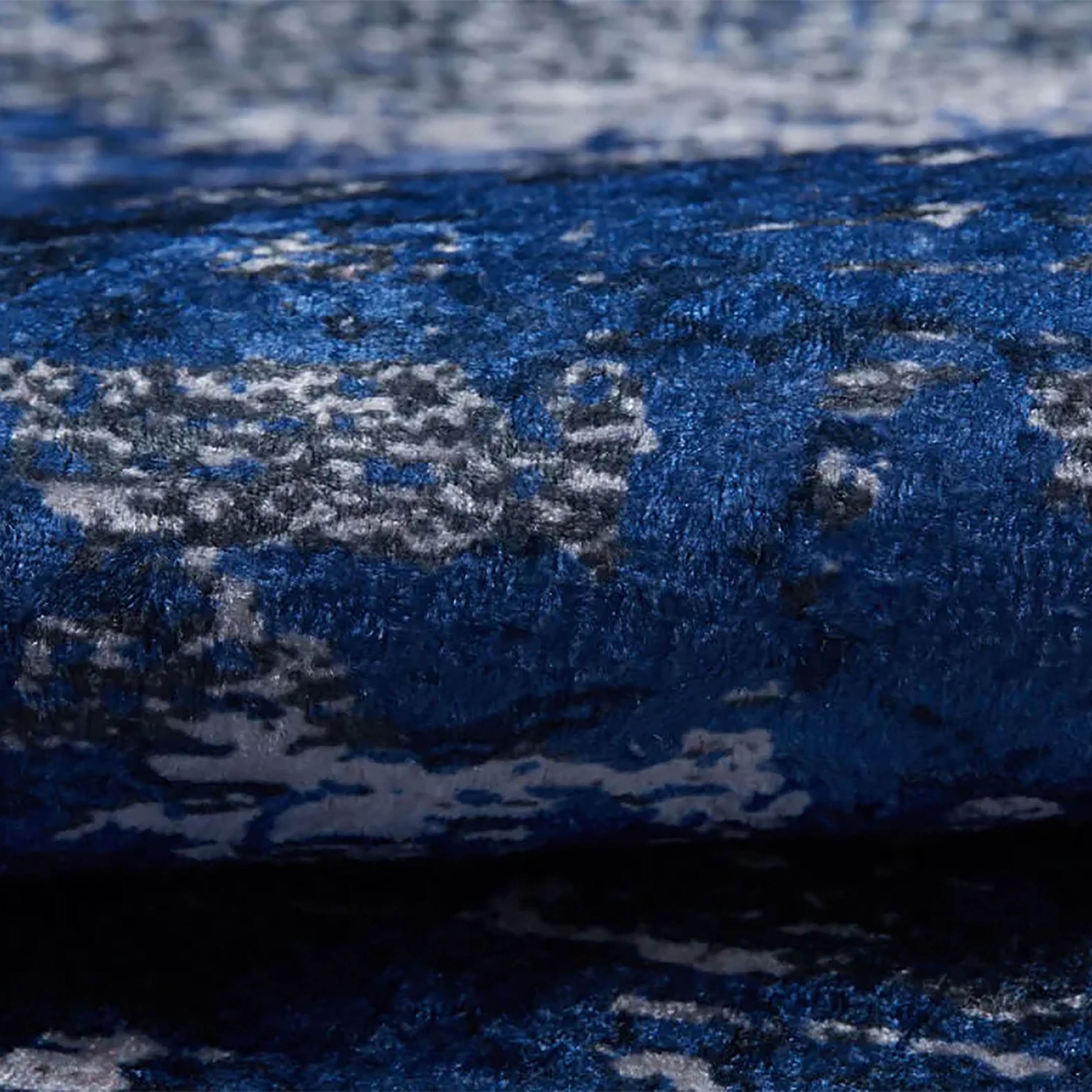 Jessica Navy Blue Gray Modern Home Deco Abstract Rug