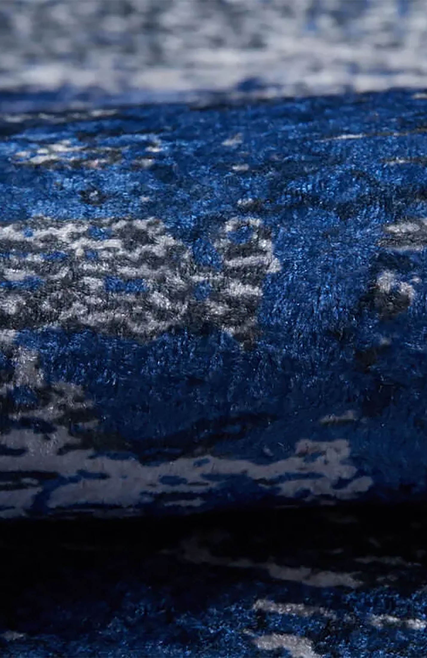 Jessica Navy Blue Gray Modern Home Deco Abstract Rug