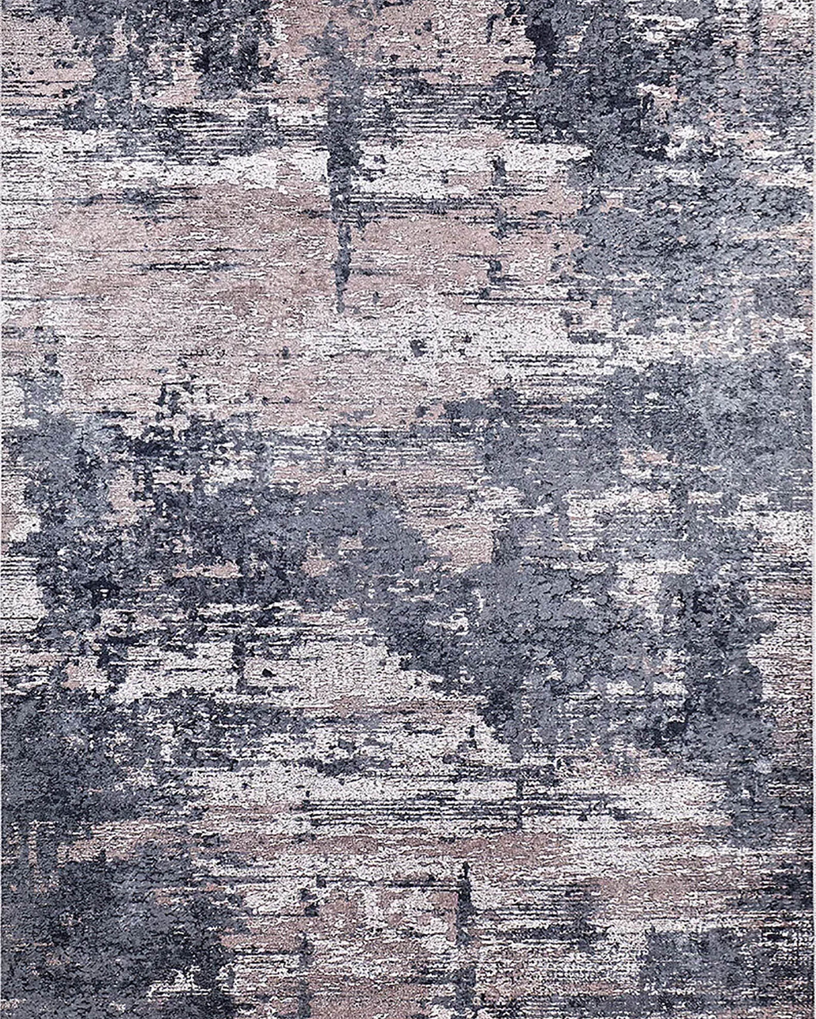 Reyna Gray Light Pink Modern Home Deco Abstract Rug