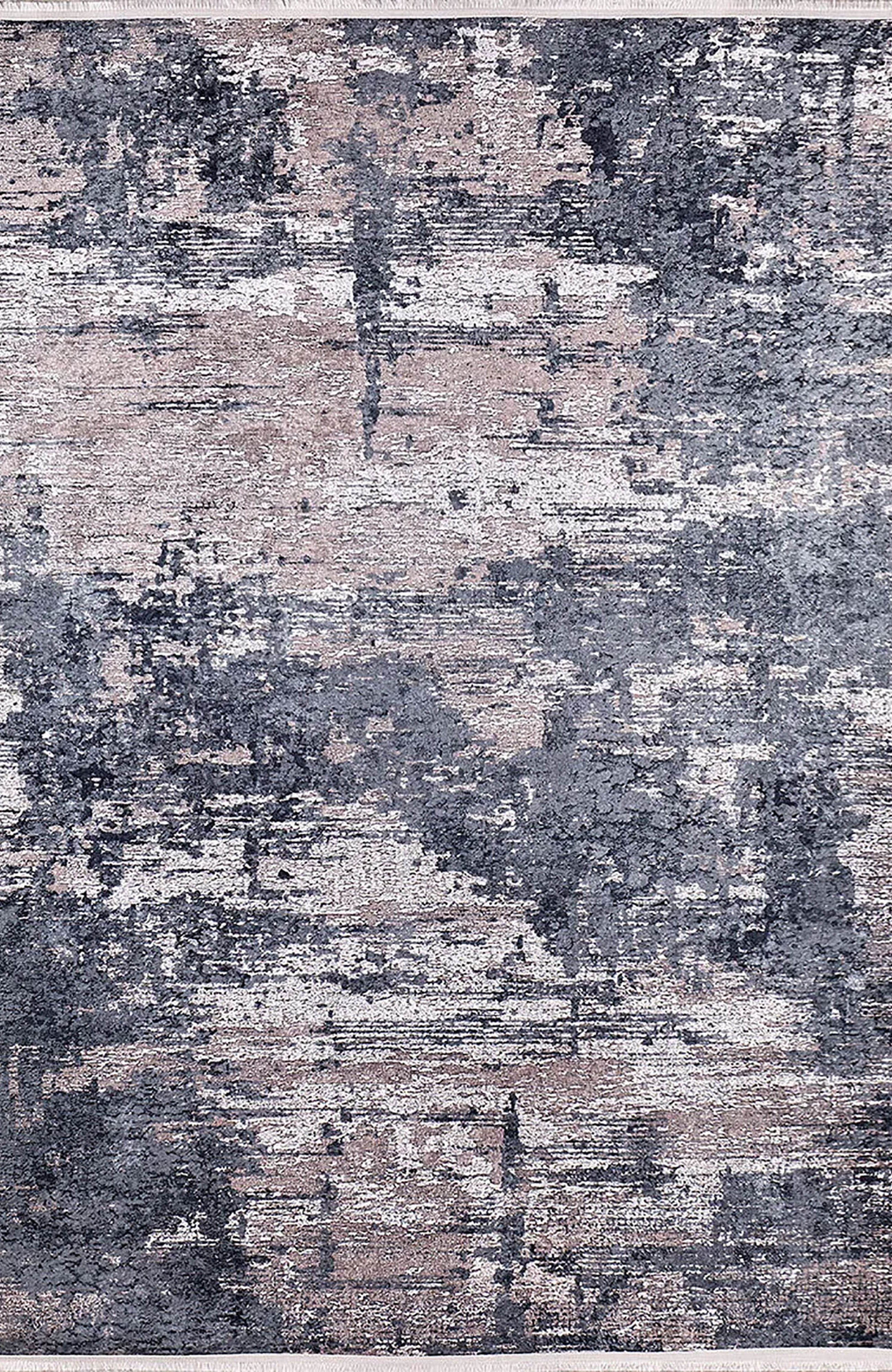 Reyna Gray Light Pink Modern Home Deco Abstract Rug