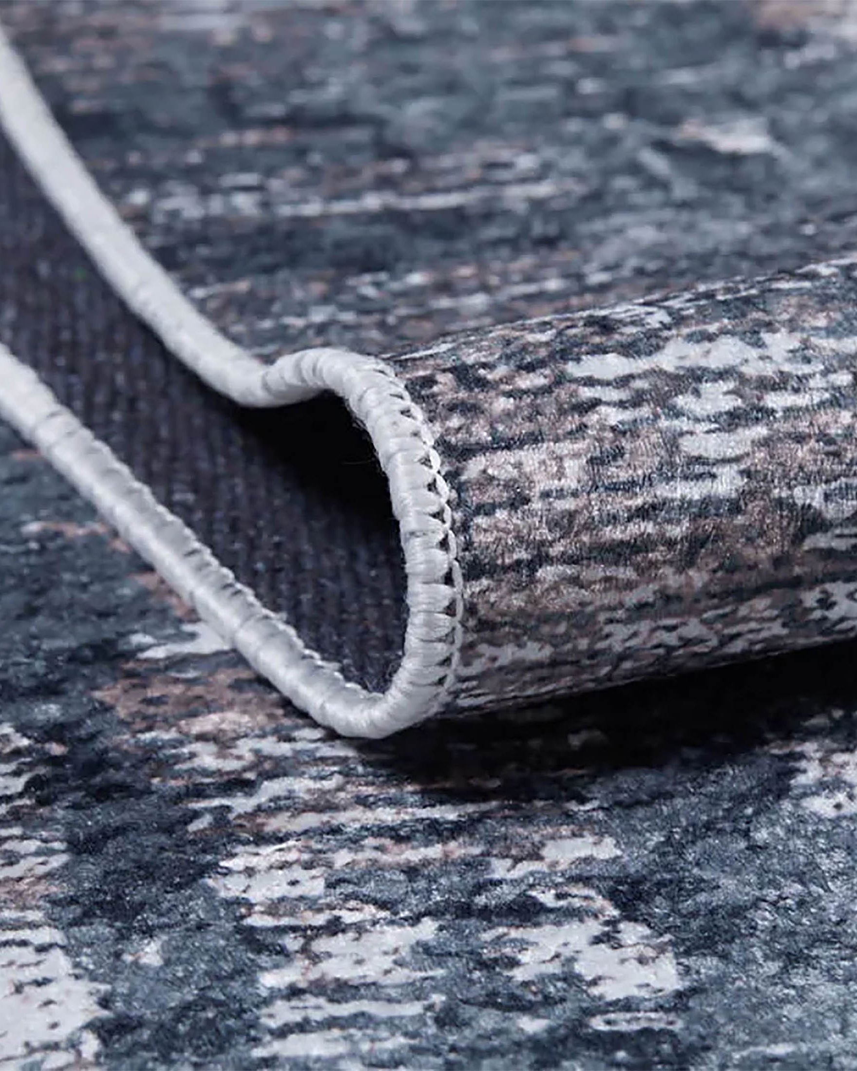 Reyna Gray Light Pink Modern Home Deco Abstract Rug