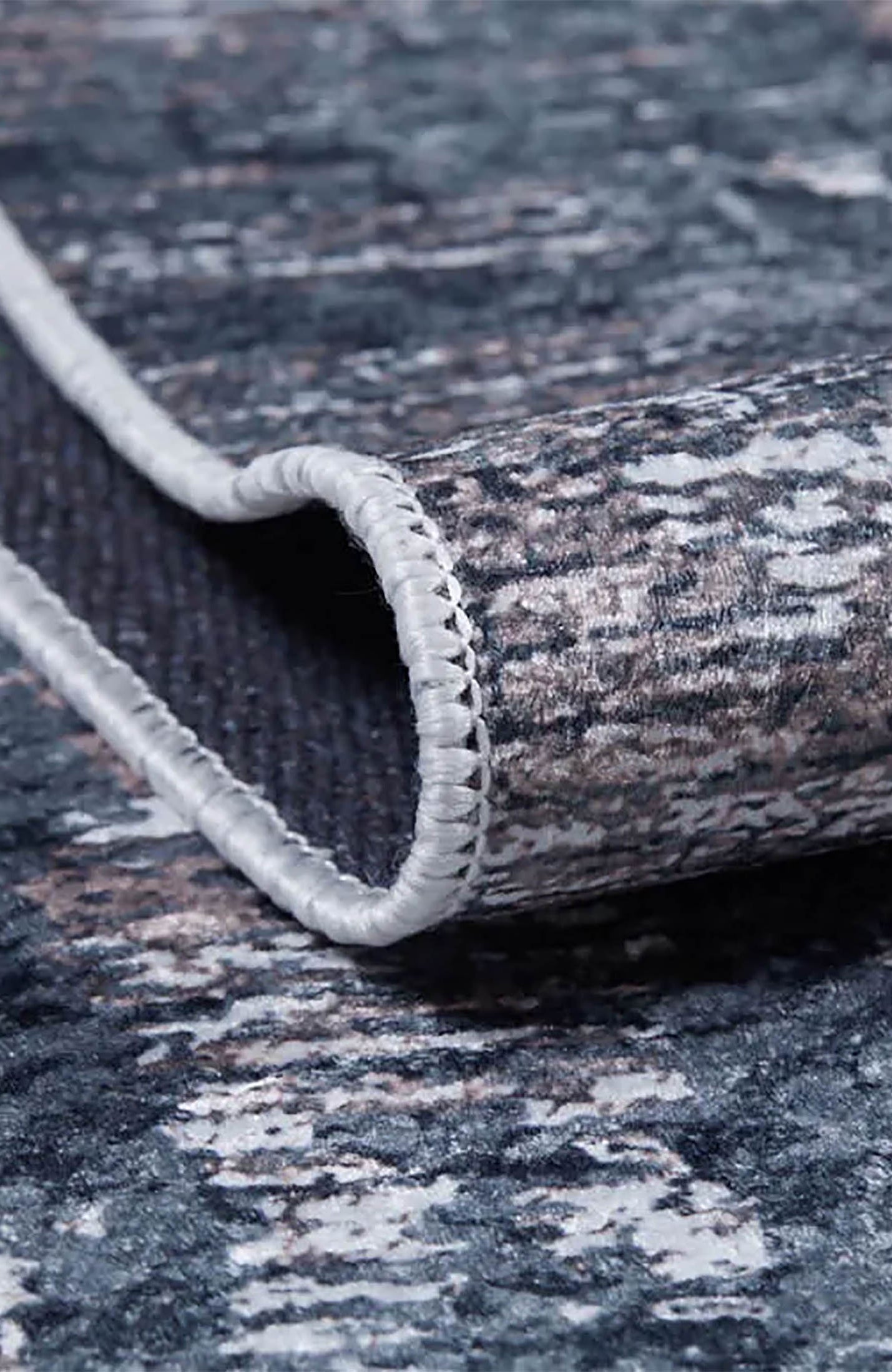 Reyna Gray Light Pink Modern Home Deco Abstract Rug