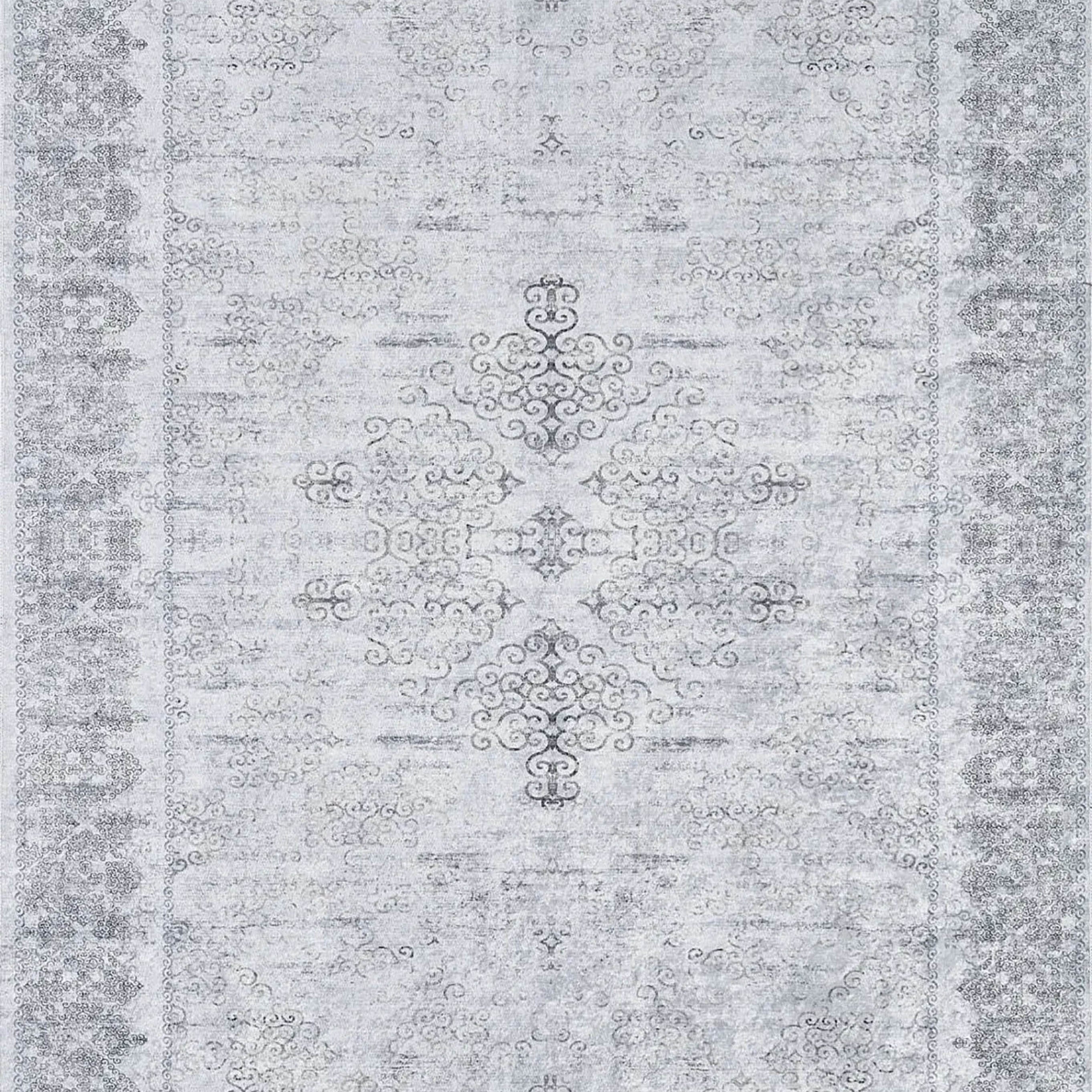 Willow Turkish Floral Vintage Medallion Rug