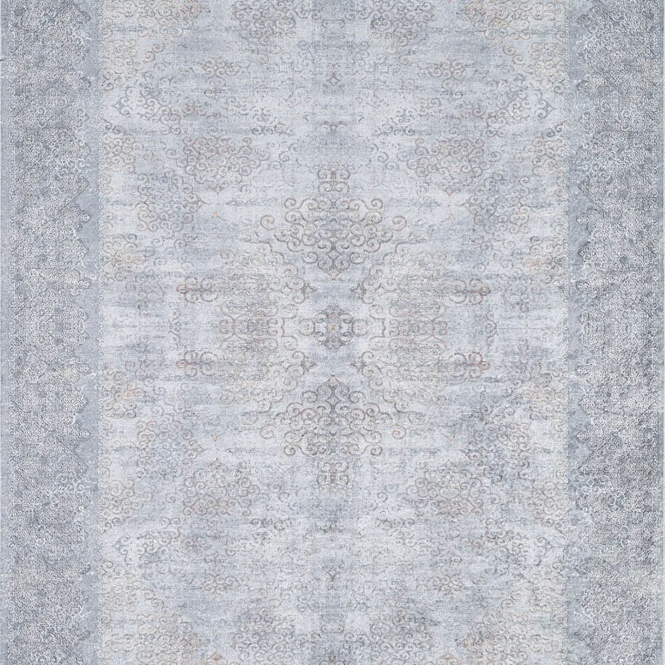 Stella Turkish Floral Vintage Medallion Geometric Rug