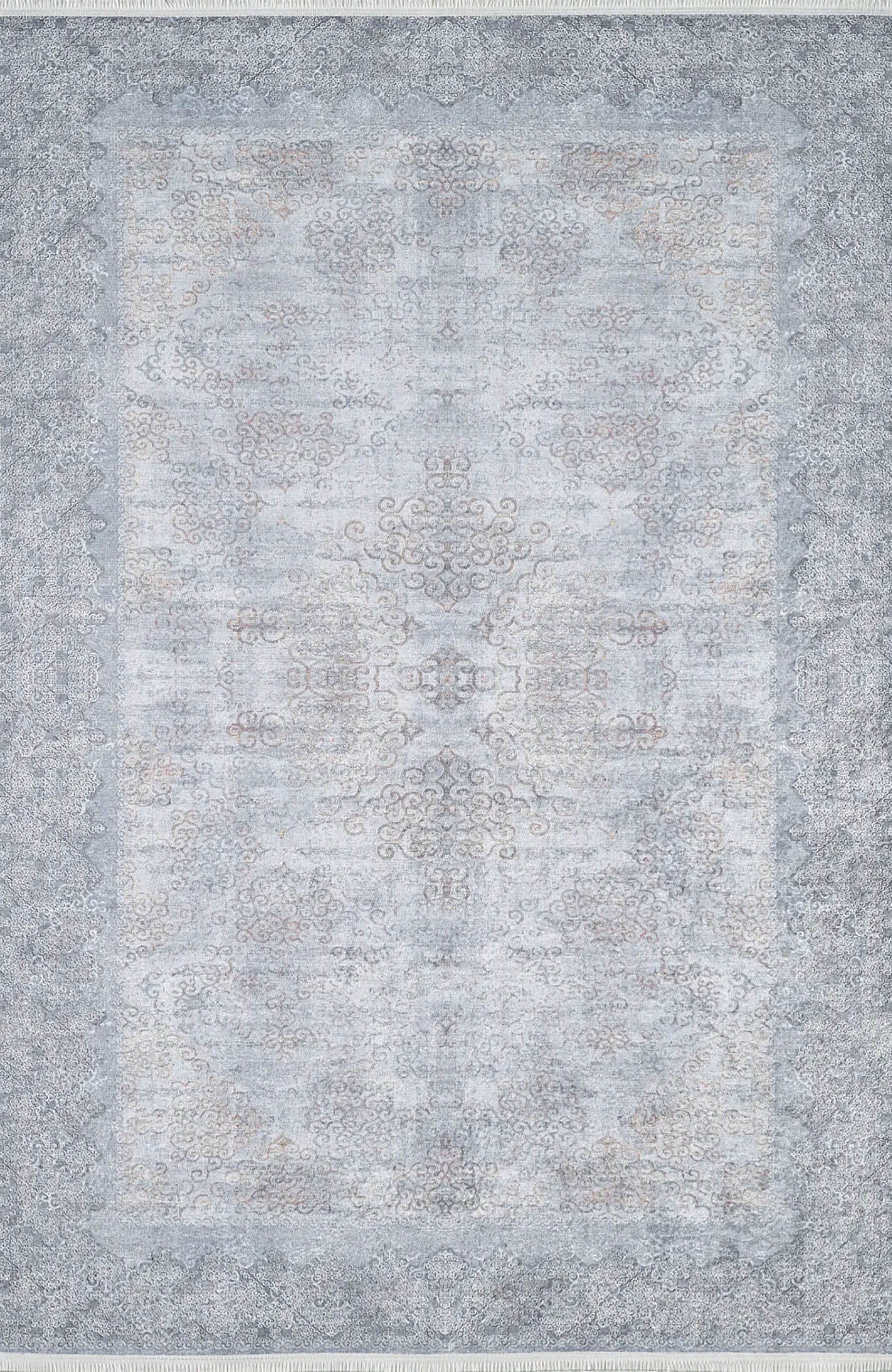 Stella Turkish Floral Vintage Medallion Geometric Rug