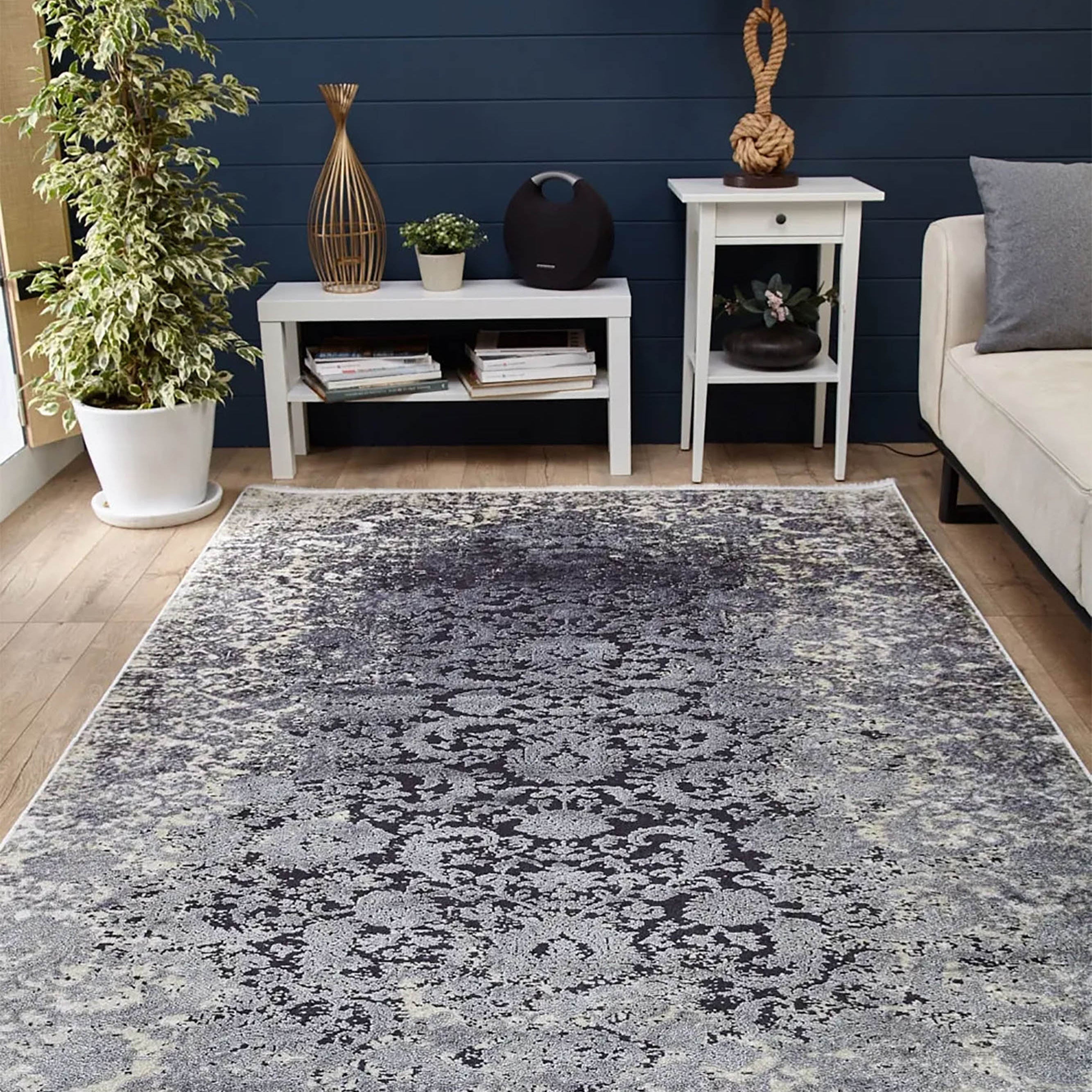 Maya Turkish Floral Vintage Geometric Modern Rug