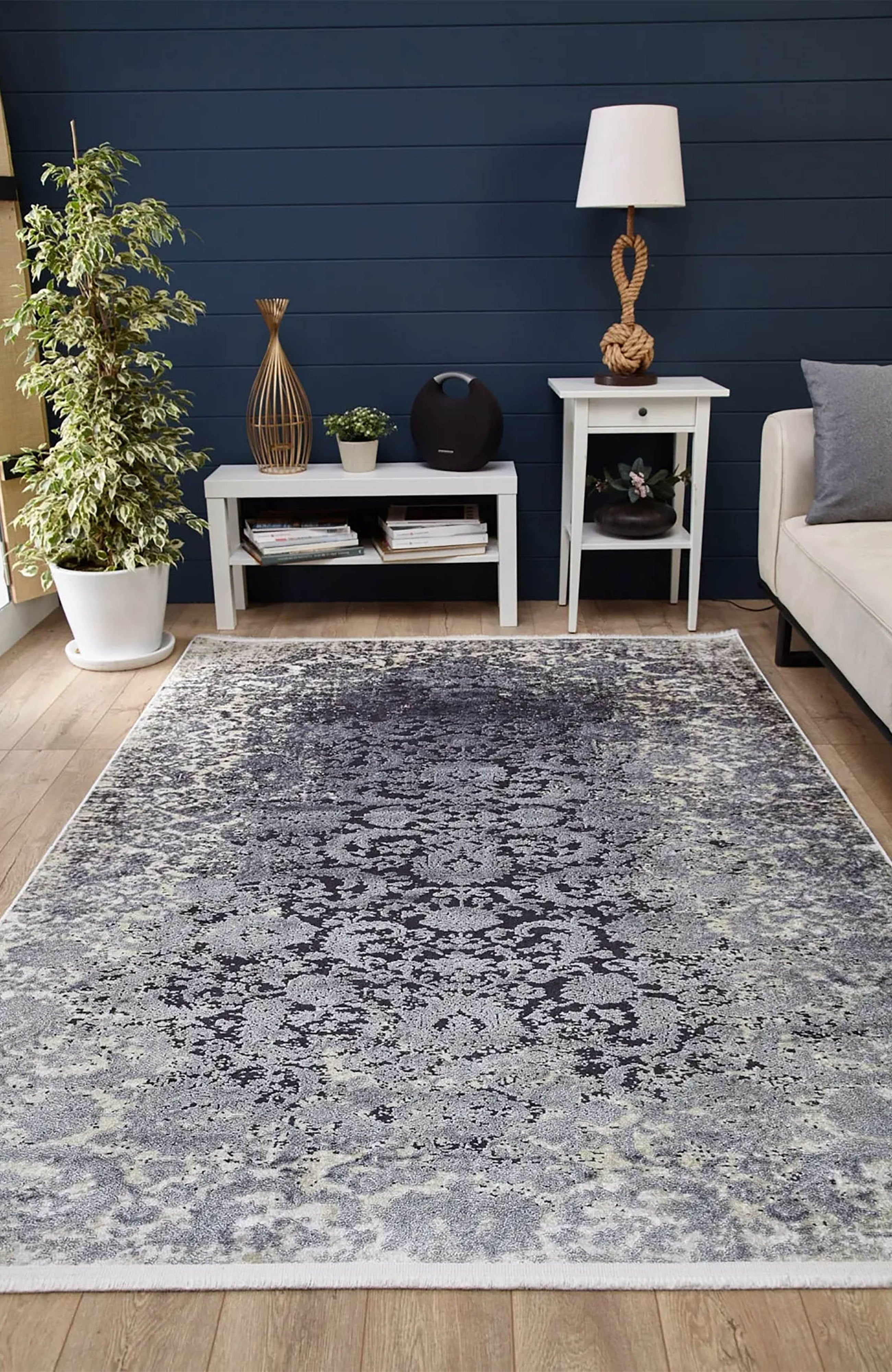 Maya Turkish Floral Vintage Geometric Modern Rug