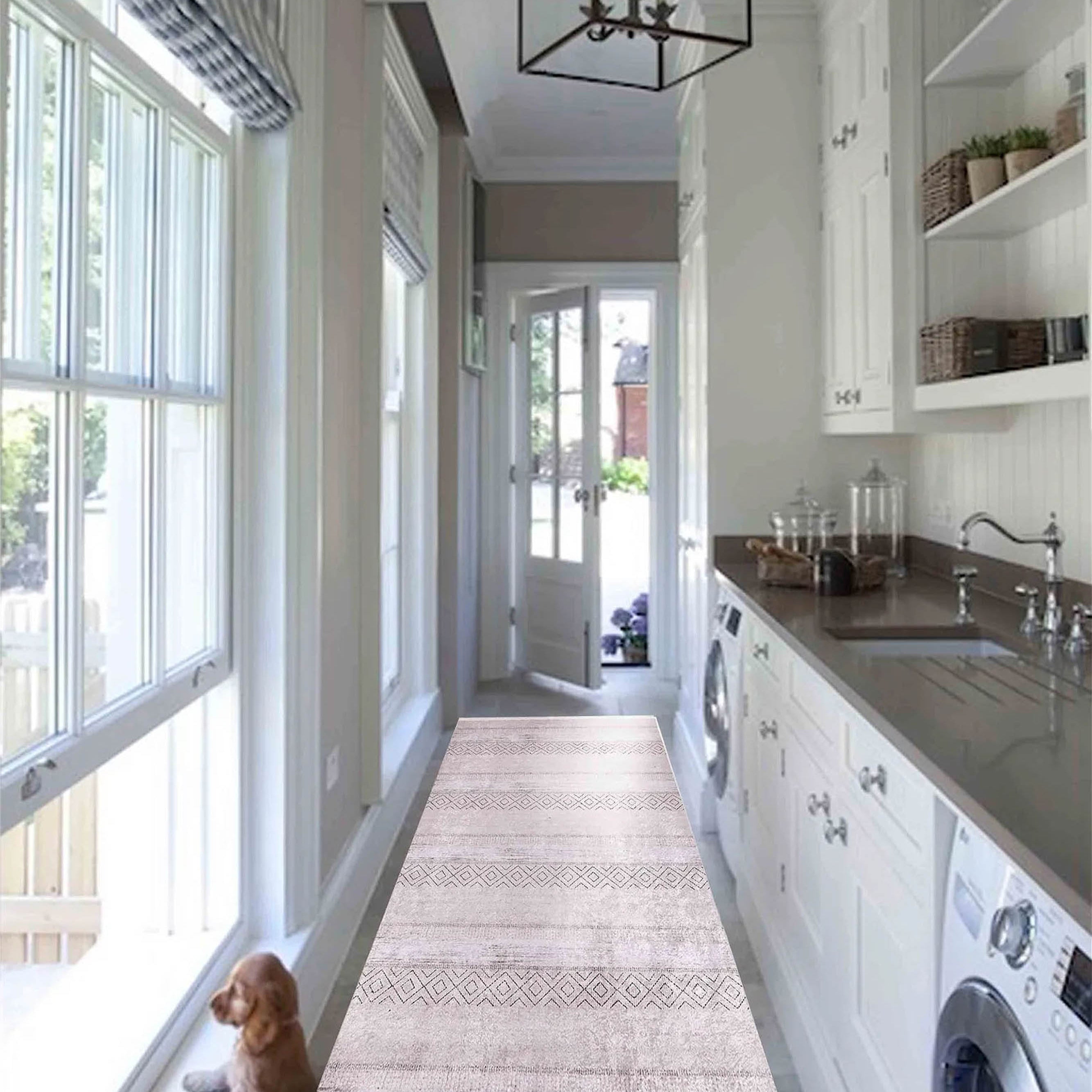 Nafla Turkish Pink Pastel Blush Rug