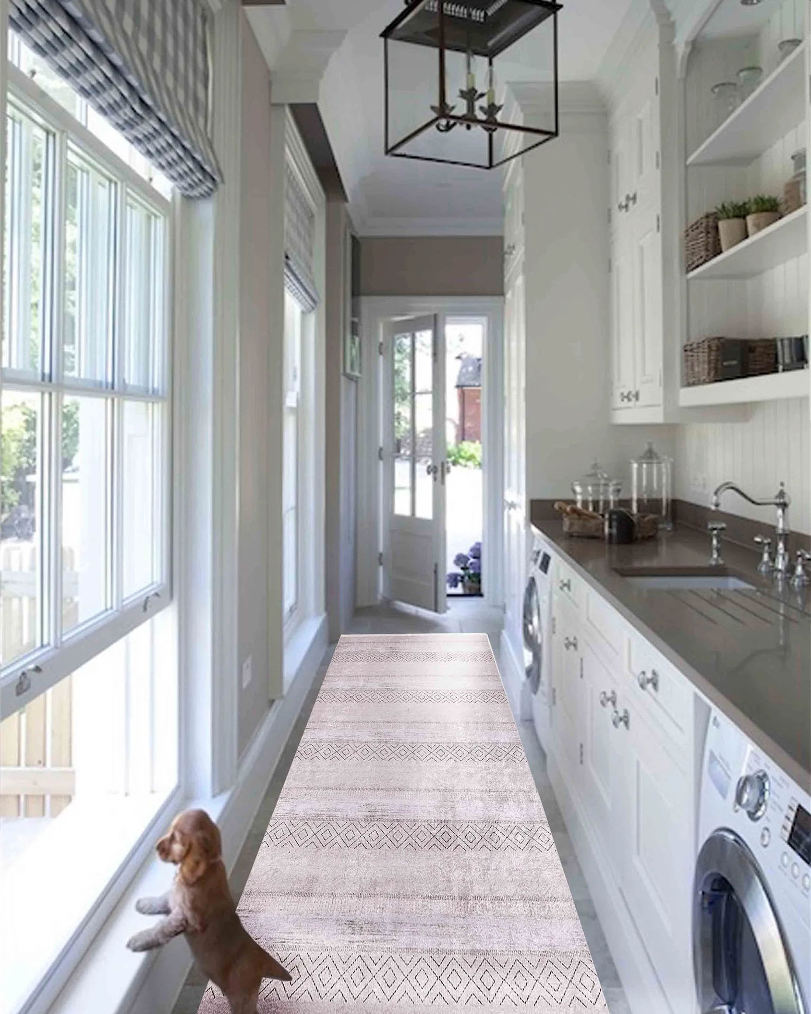 Nafla Turkish Pink Pastel Blush Rug