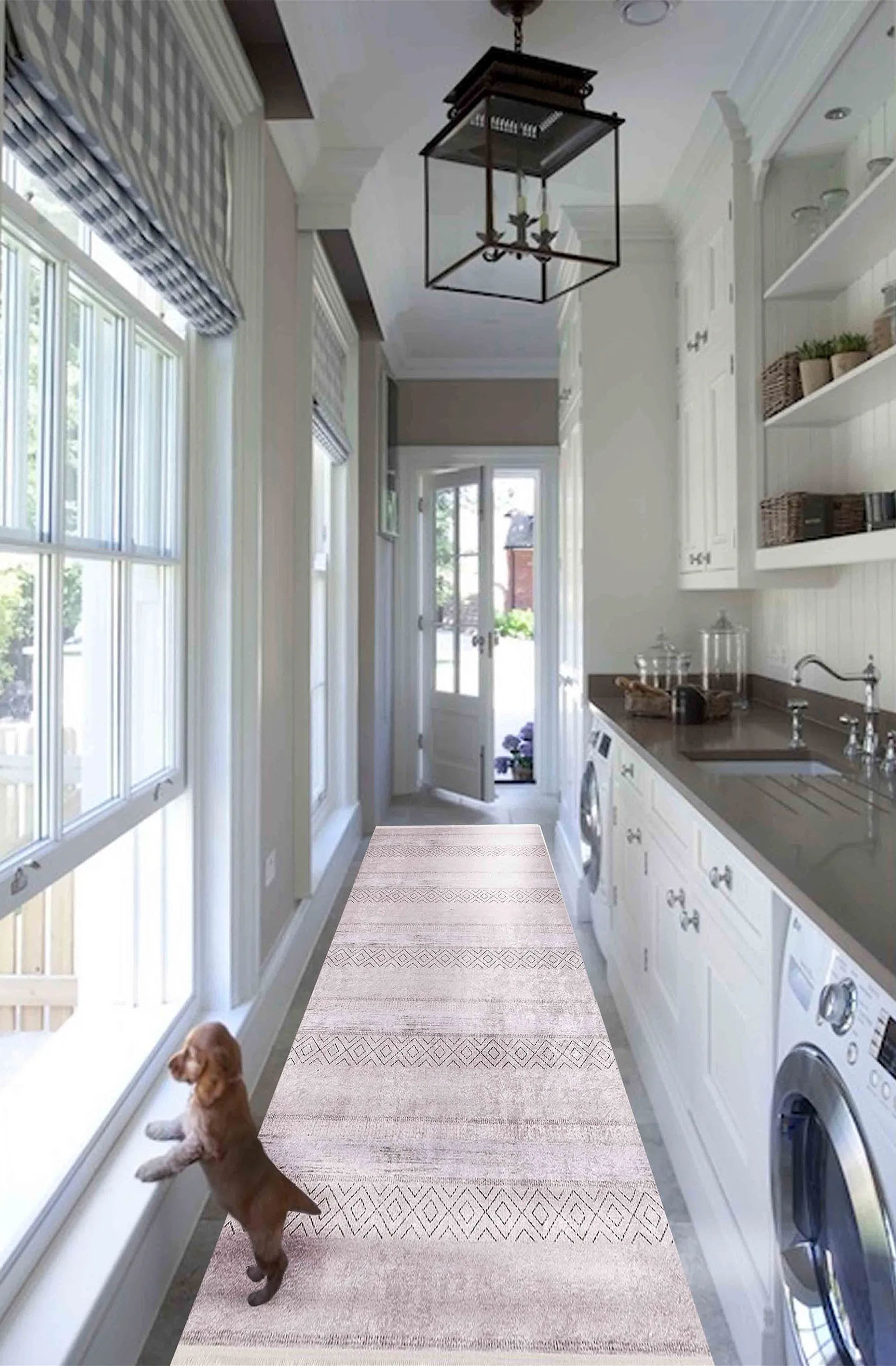 Nafla Turkish Pink Pastel Blush Rug