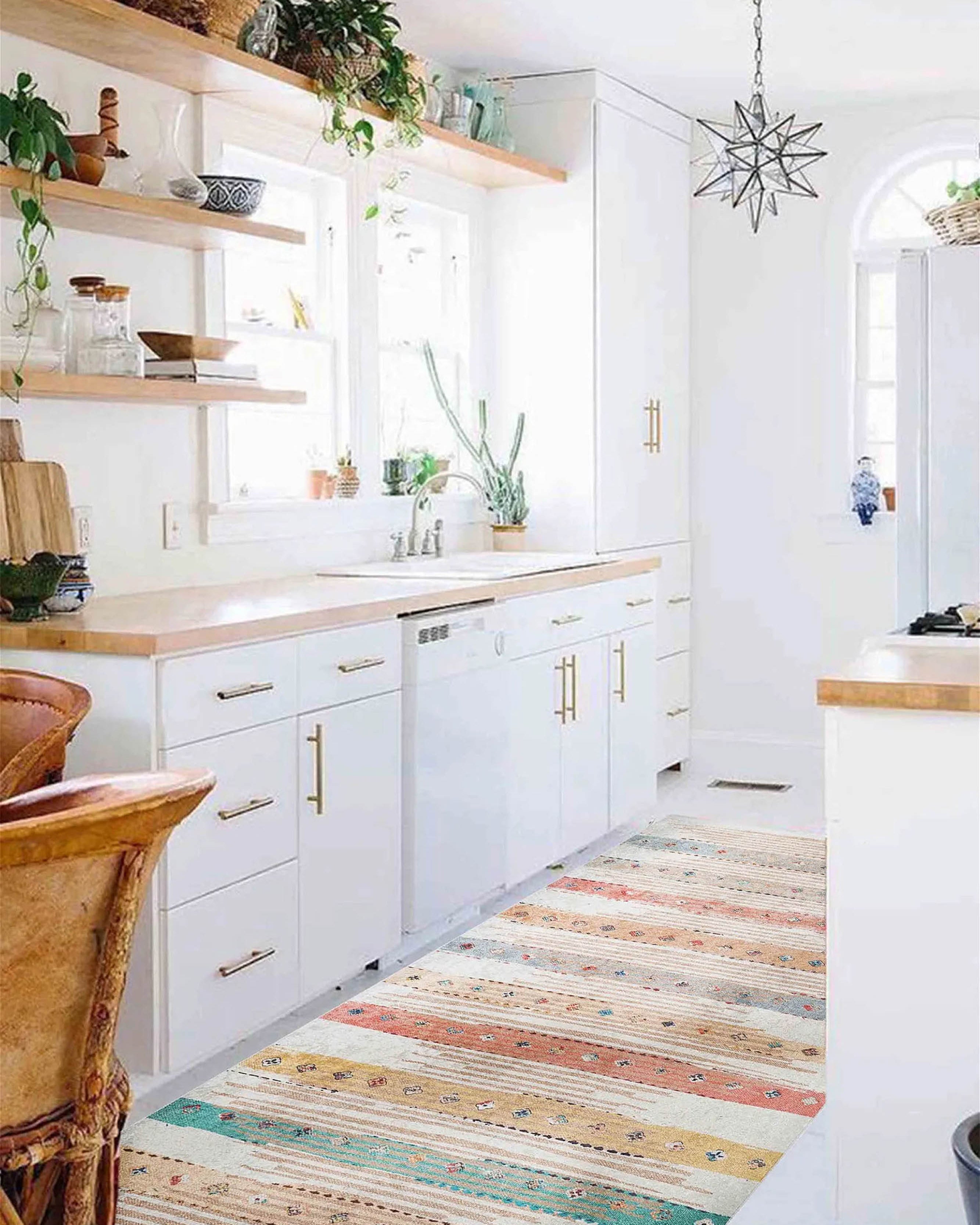 Perla Boho Colorful Kids Room Rug