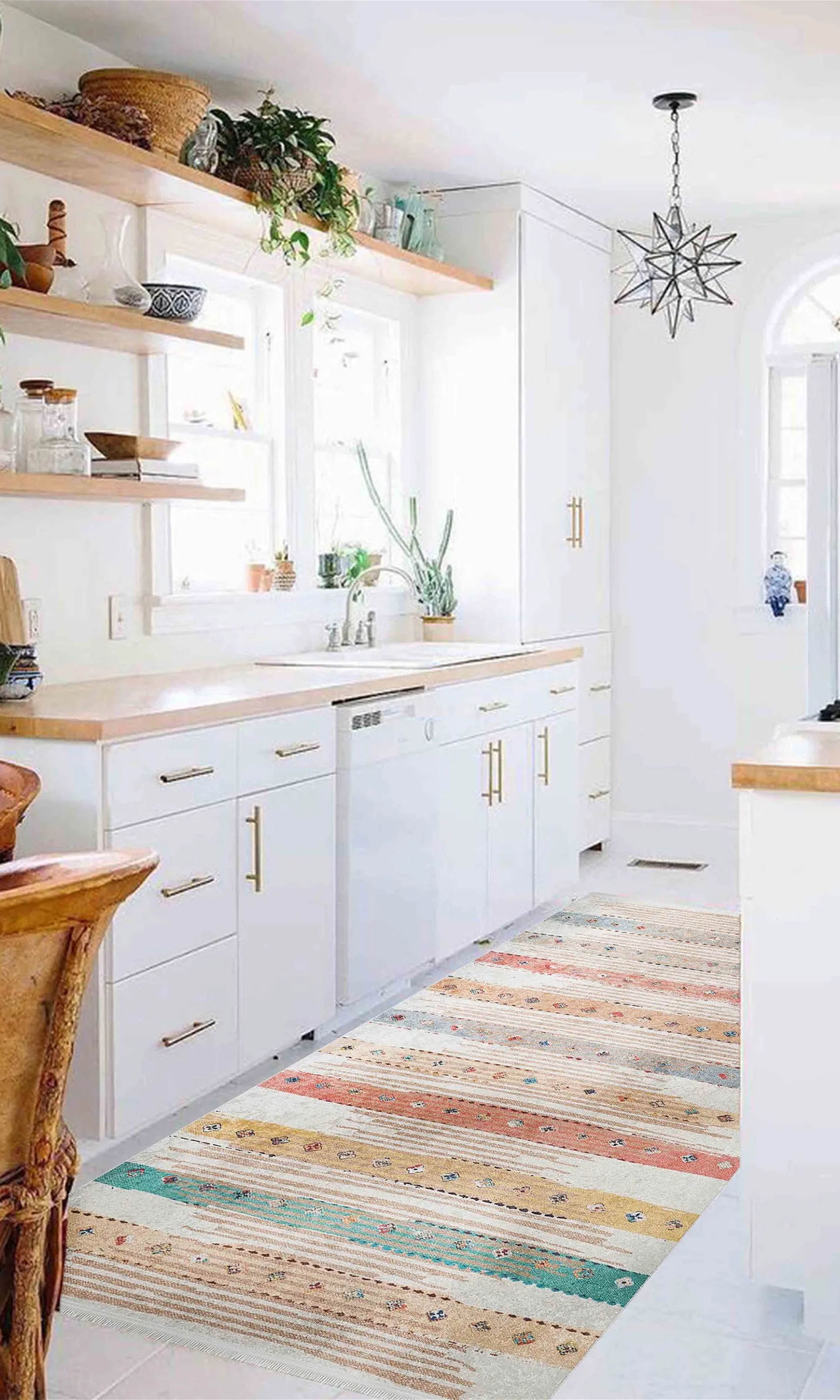 Perla Boho Colorful Kids Room Rug