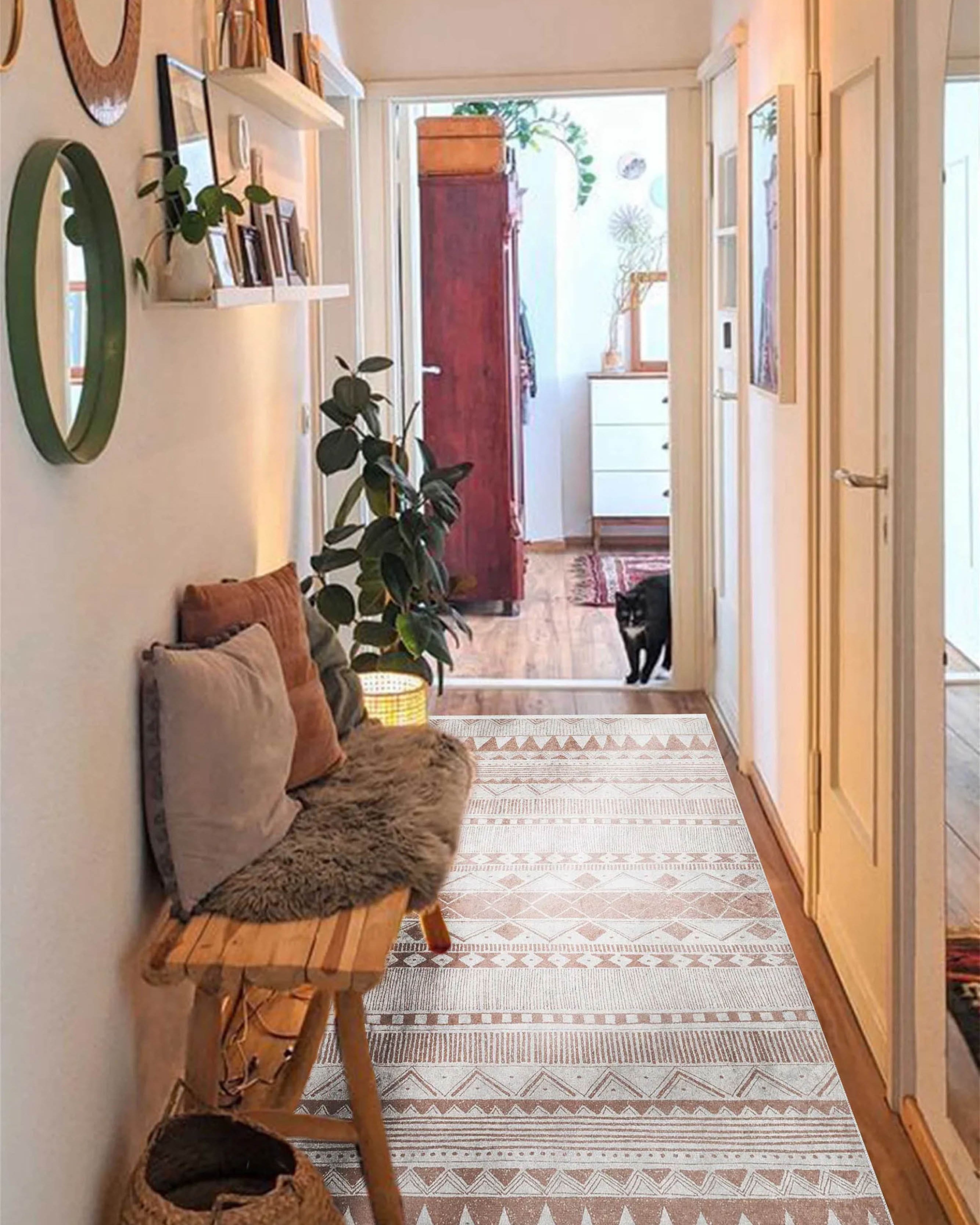 Julieta Turkish Kilim Beige Geometric Rug