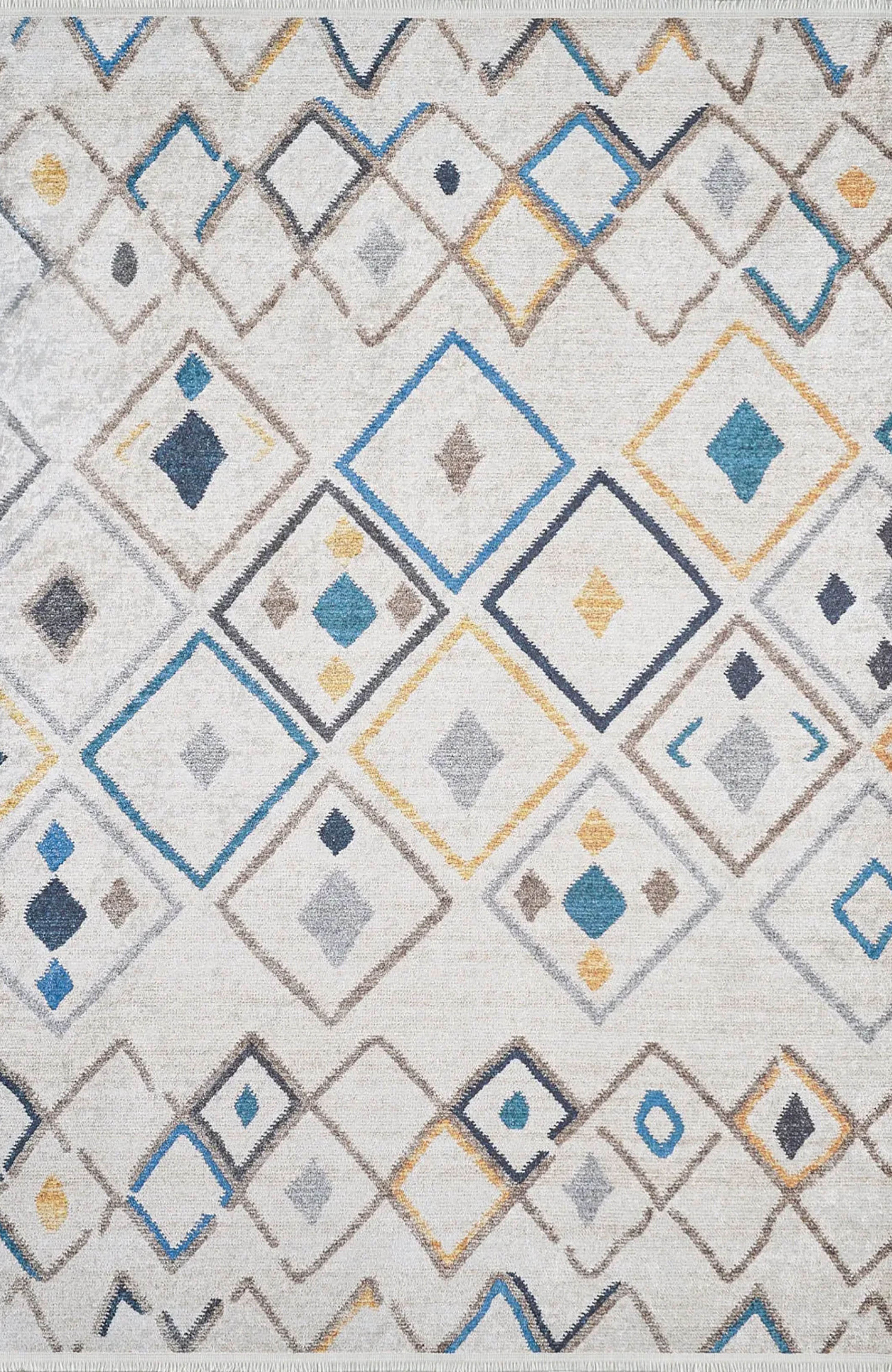 Ruby Moroccan Kilim Geometric Rug