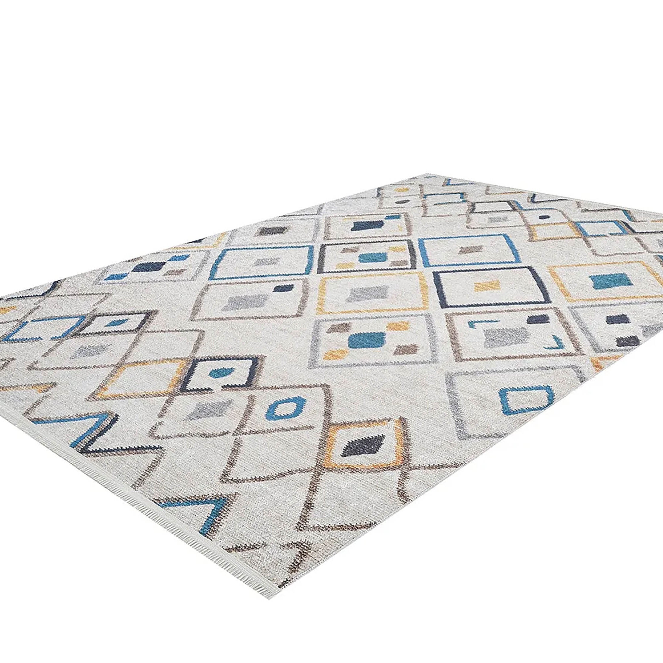 Ruby Moroccan Kilim Geometric Rug