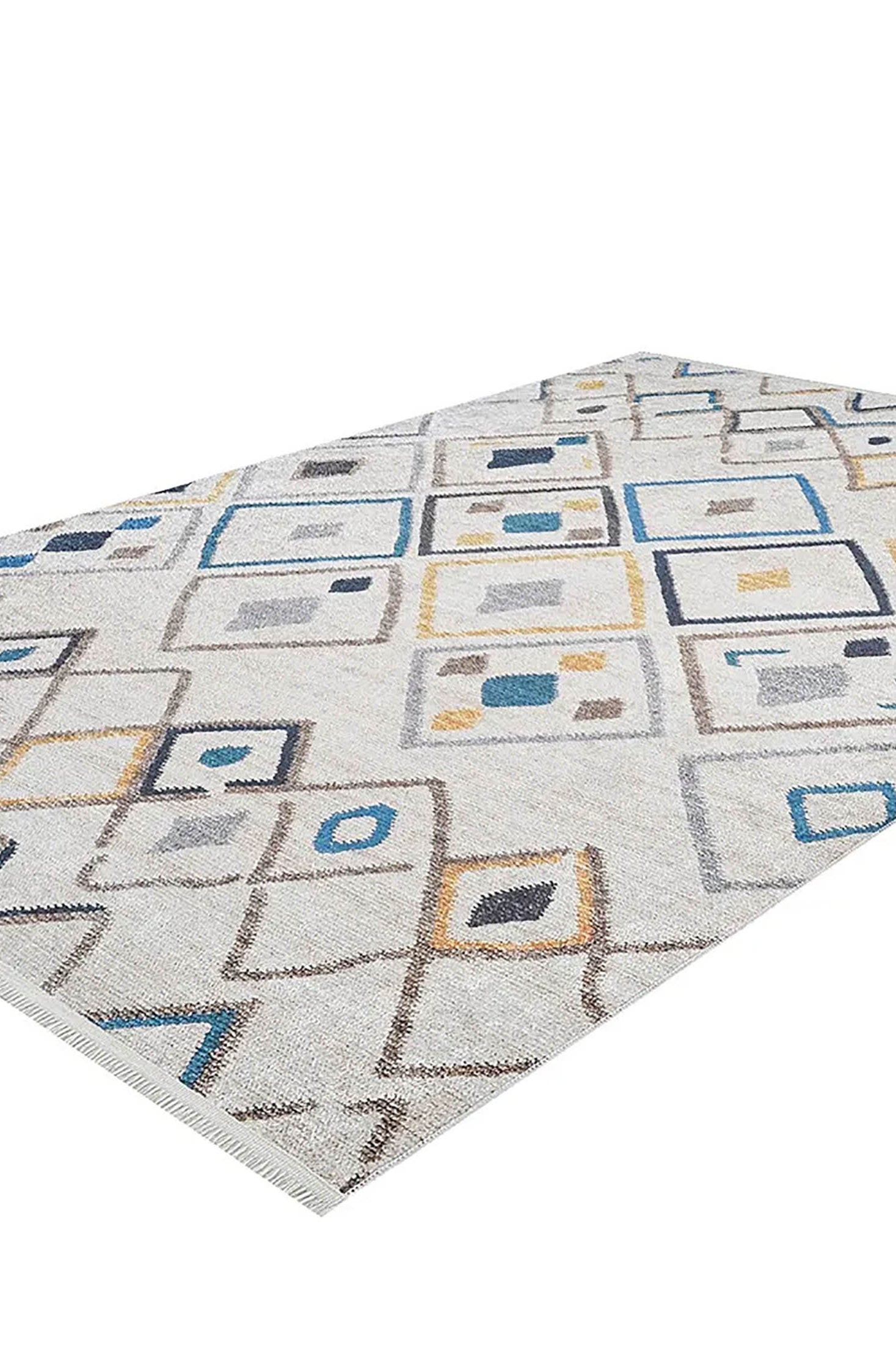 Ruby Moroccan Kilim Geometric Rug