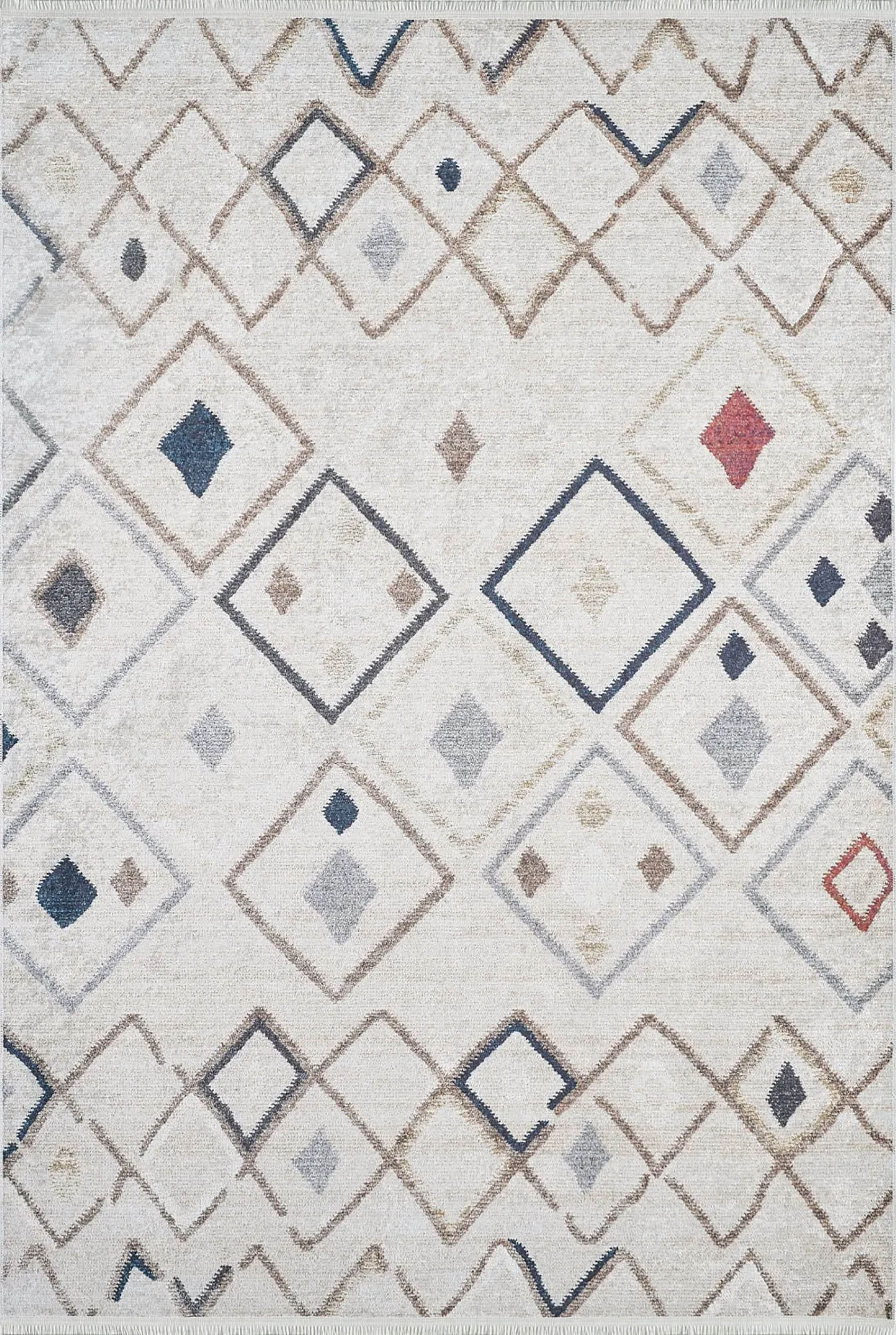 Clara Moroccan Kilim Geometric Rug