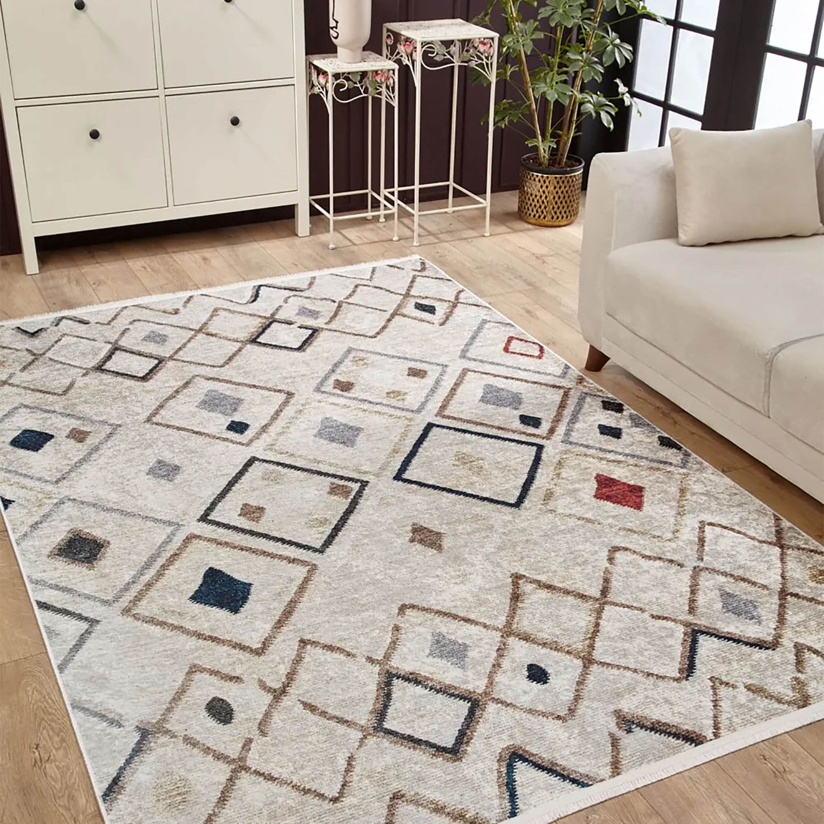 Clara Moroccan Kilim Geometric Rug